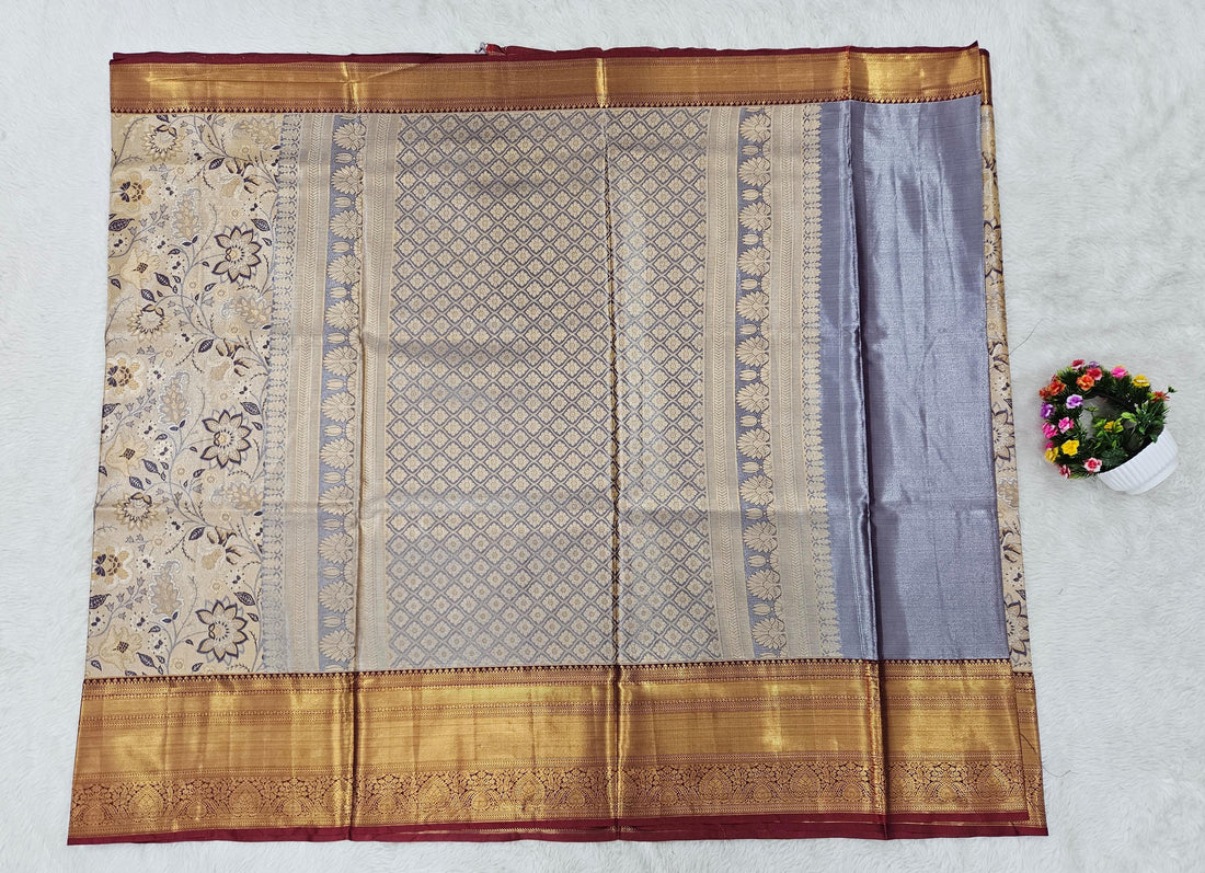 Semi kanchipattu saree