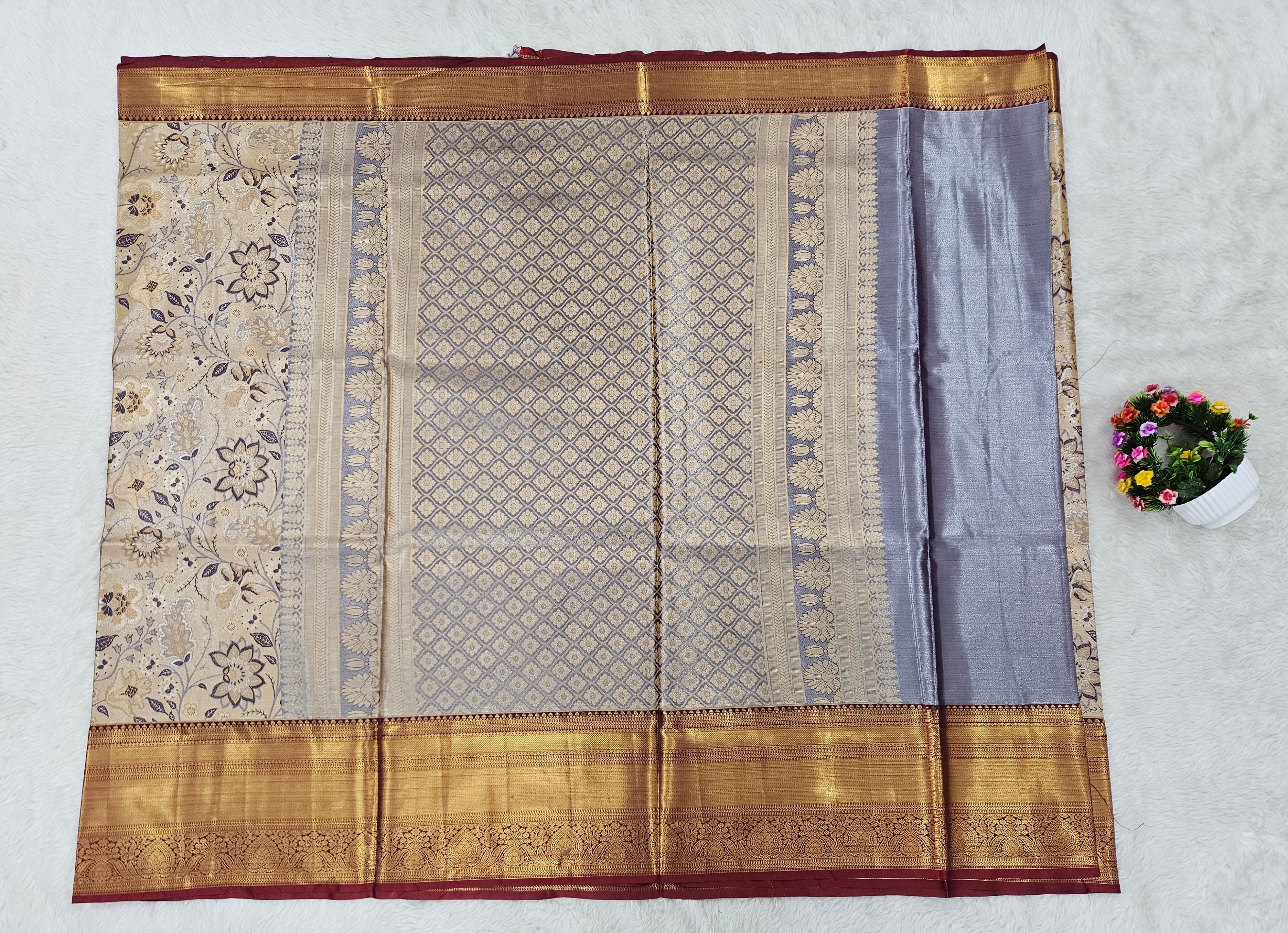 Semi kanchipattu saree