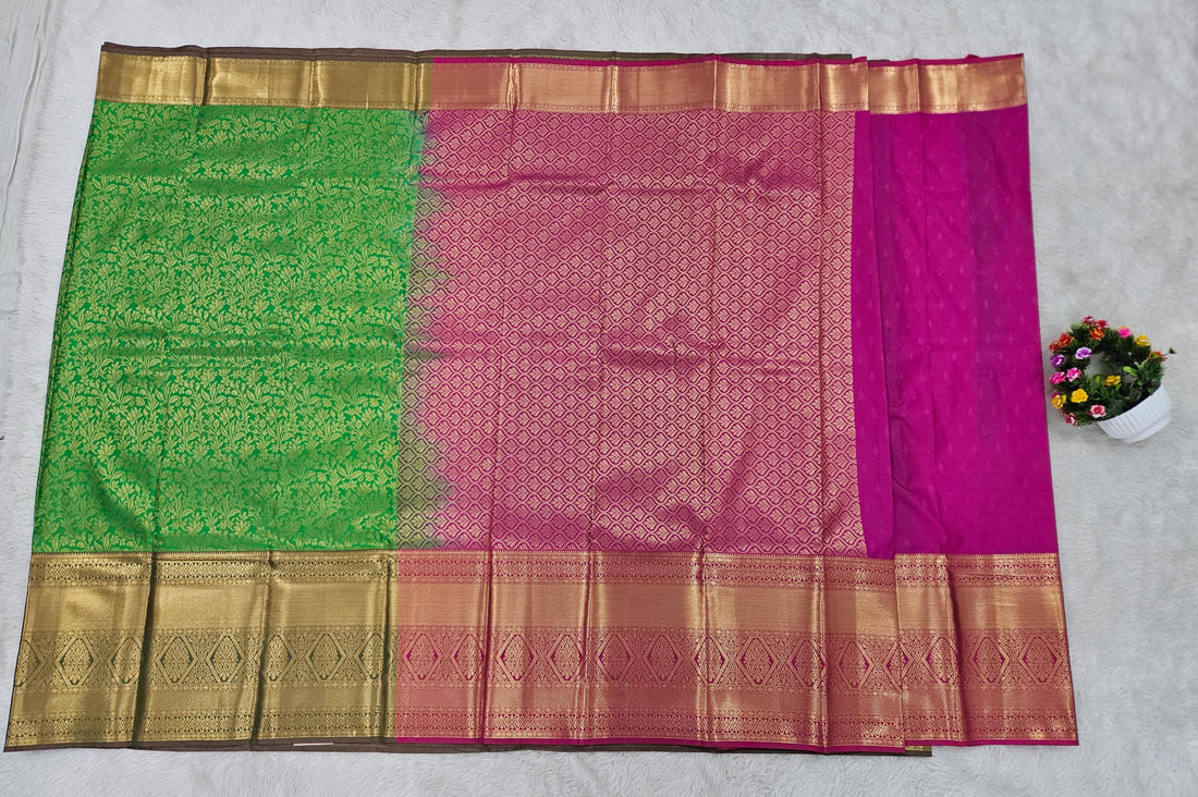 Semi kanchi pattu resham saree
