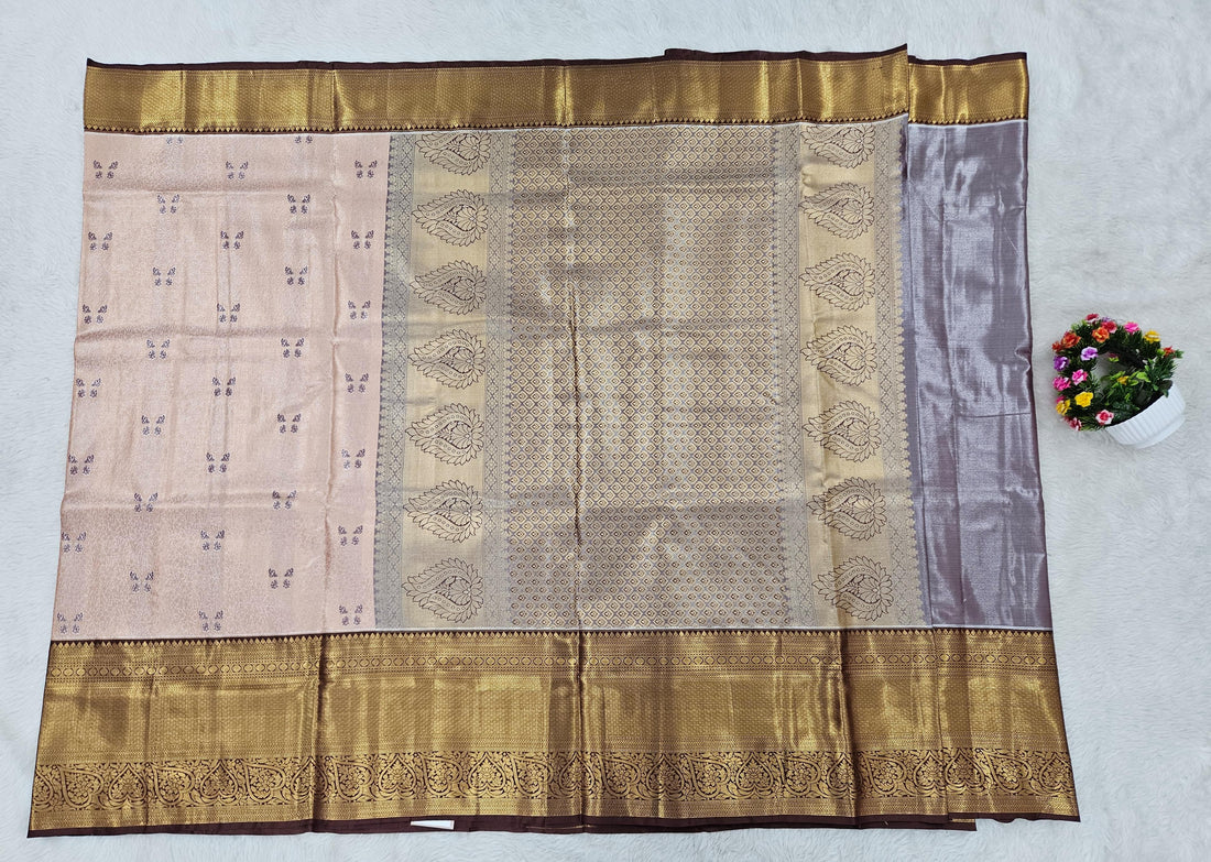 Semi kanchipattu saree