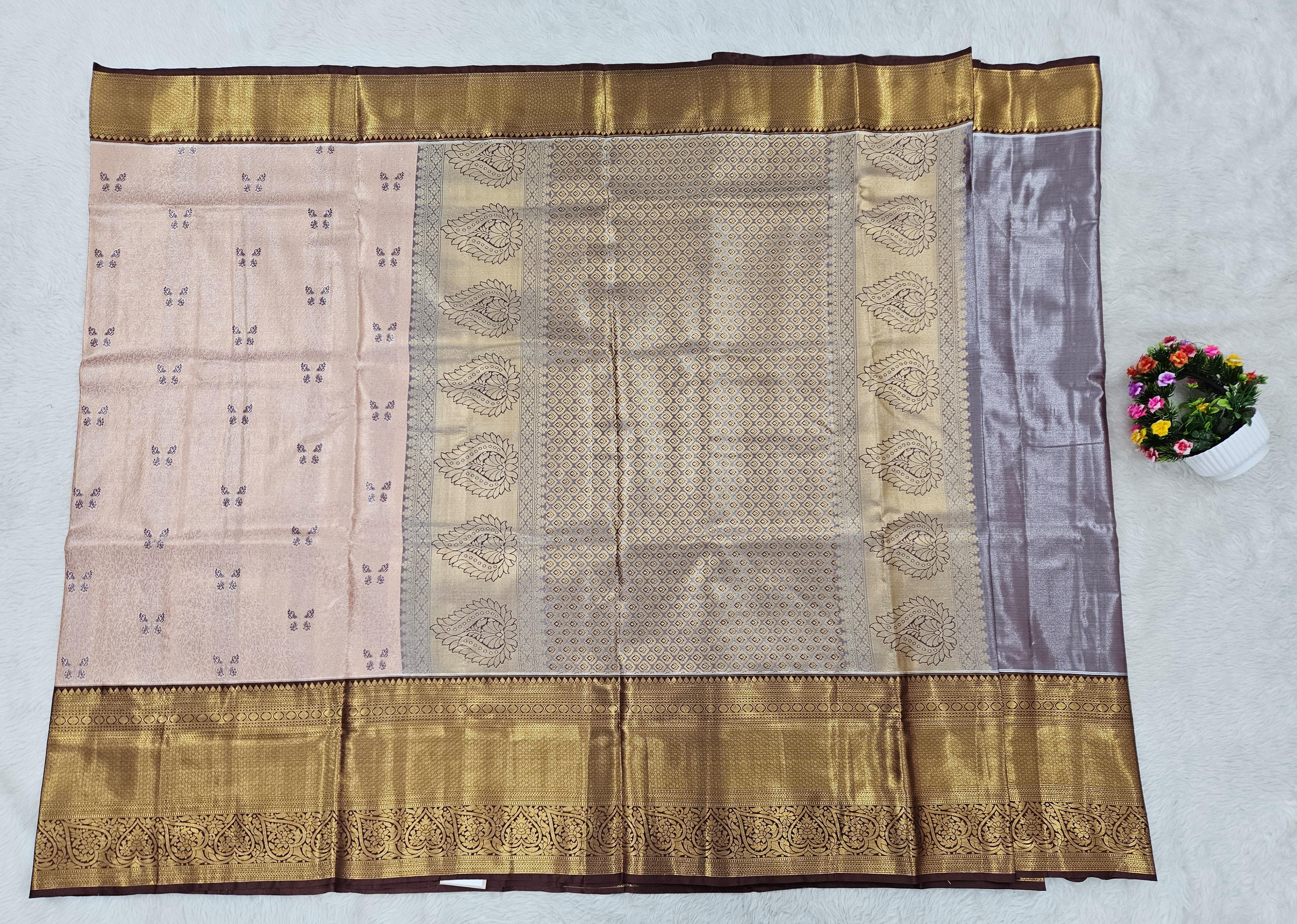 Semi kanchipattu saree