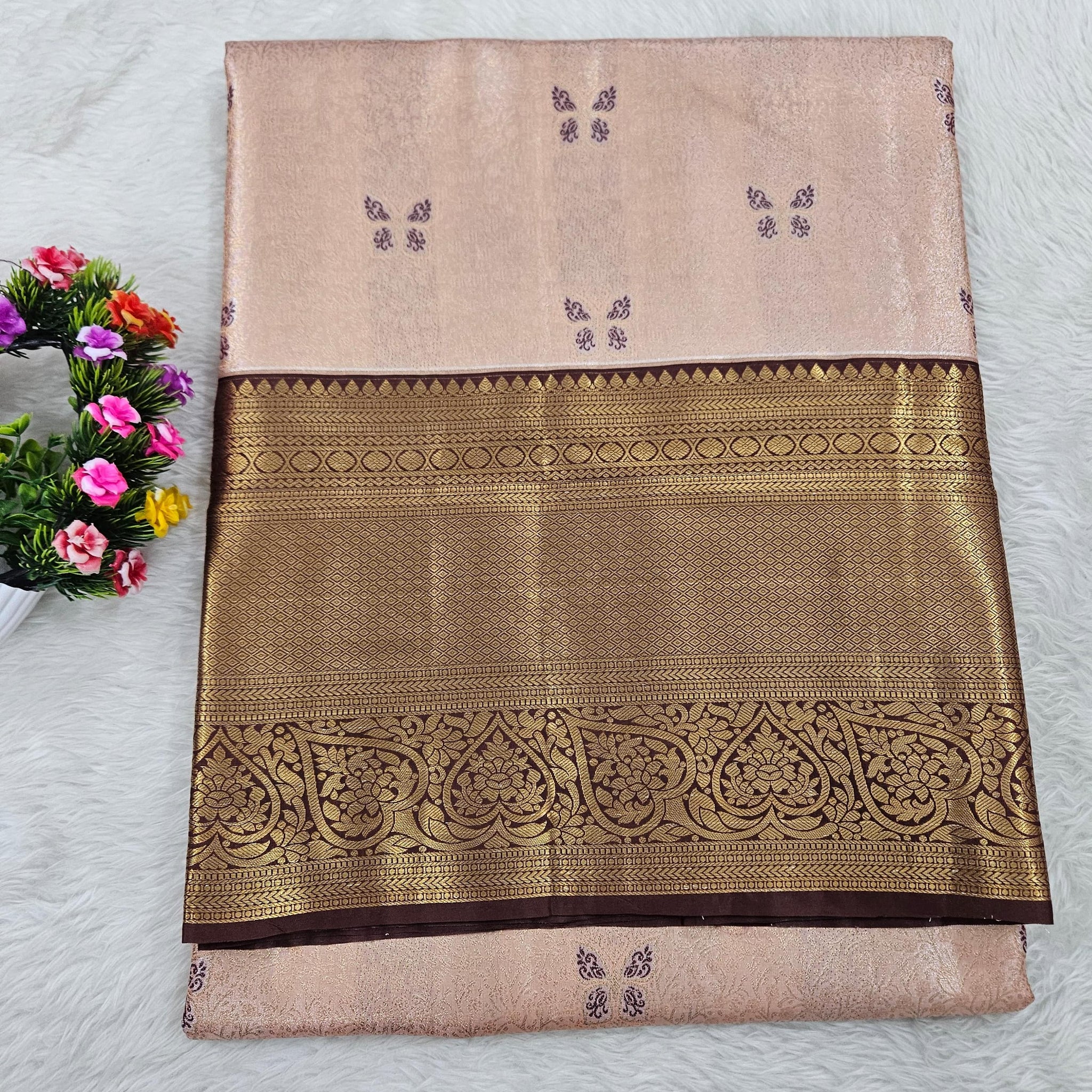 Semi kanchipattu saree