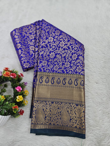 Semi kanchi pattu resham saree
