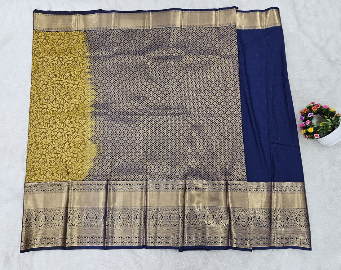 Semi kanchi pattu resham saree
