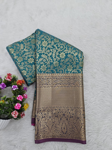 Semi kanchi pattu resham saree