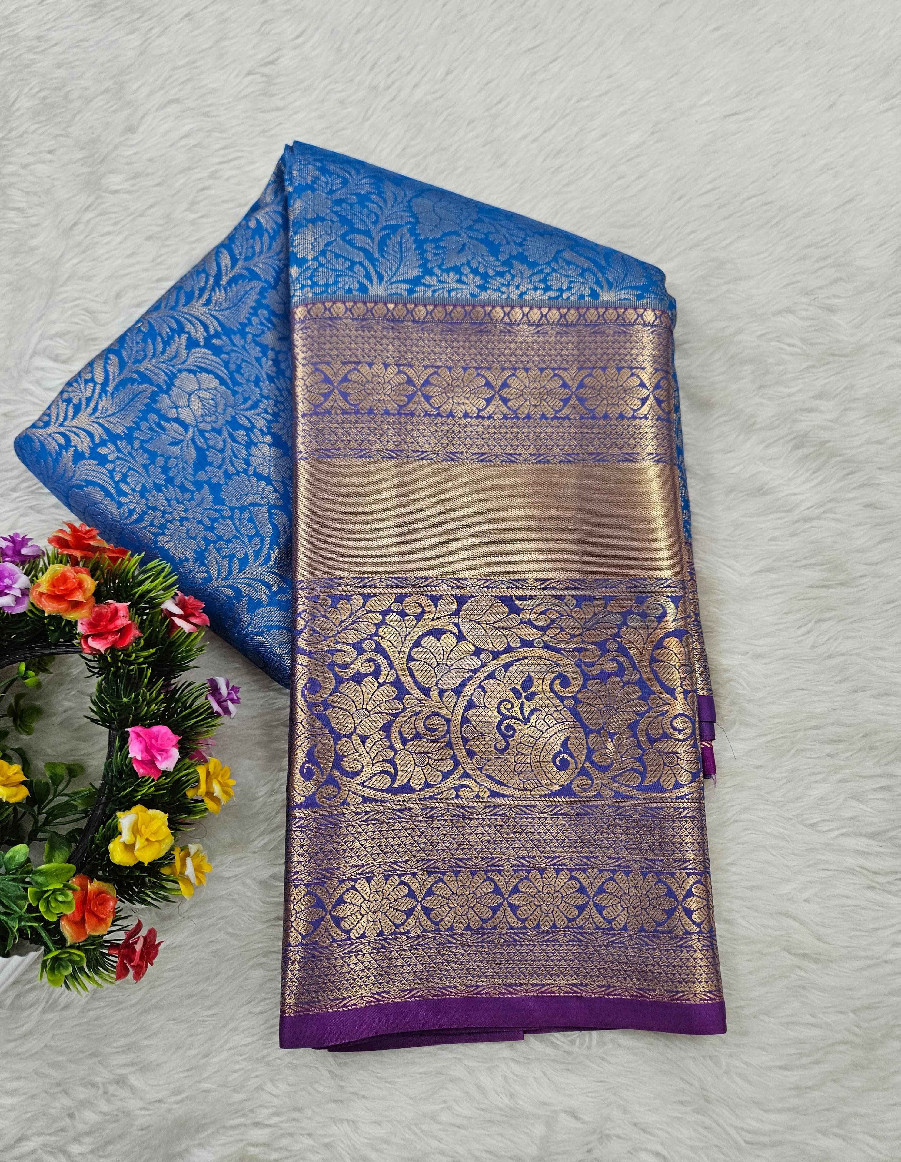 Semi kanchi pattu resham saree