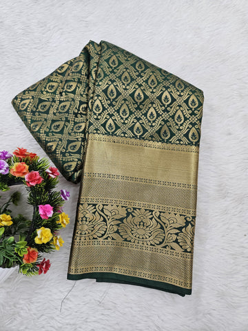 Semi kanchi pattu resham saree