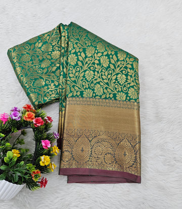 Semi kanchi pattu resham saree