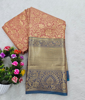 Semi kanchi pattu resham saree