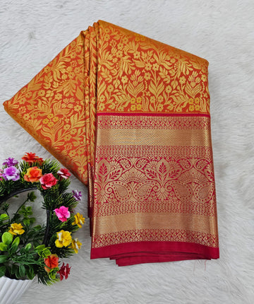 Semi kanchi pattu resham saree