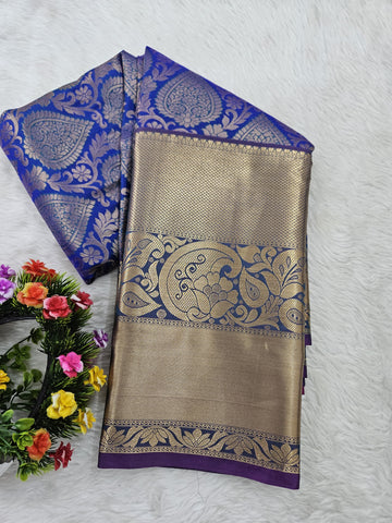 Semi kanchi pattu resham saree