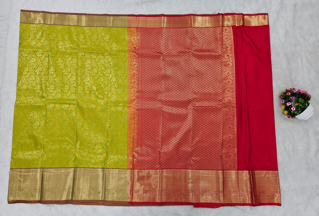 Semi kanchi pattu resham saree