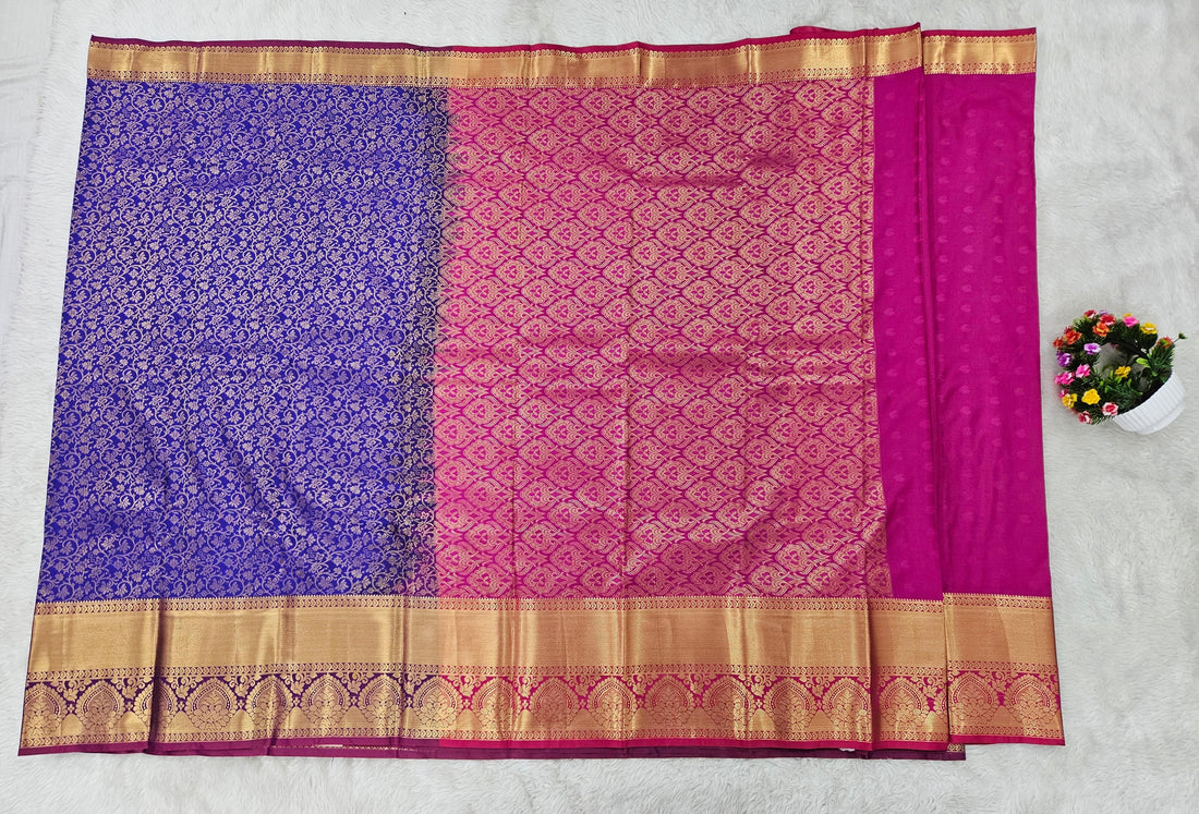 Semi kanchi pattu resham saree