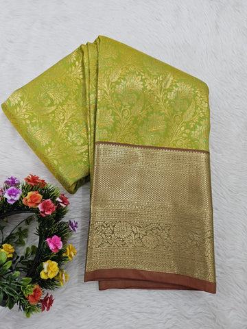 Semi kanchi pattu resham saree