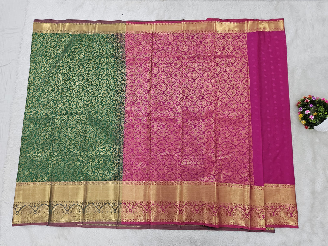 Semi kanchi pattu resham saree