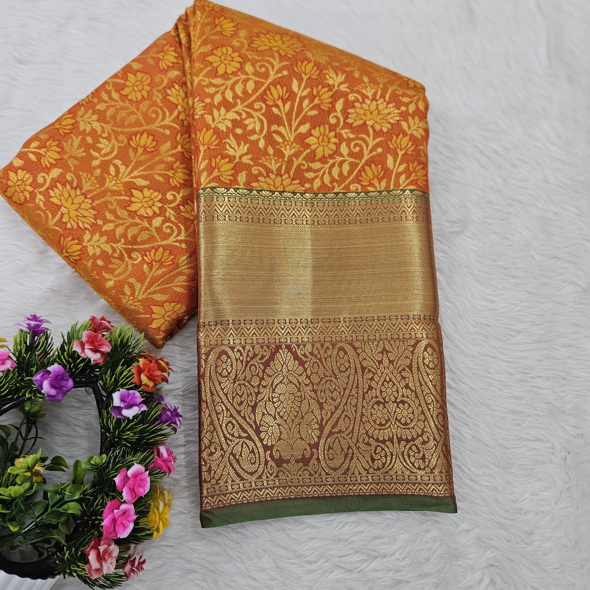 Semi kanchipattu resham saree