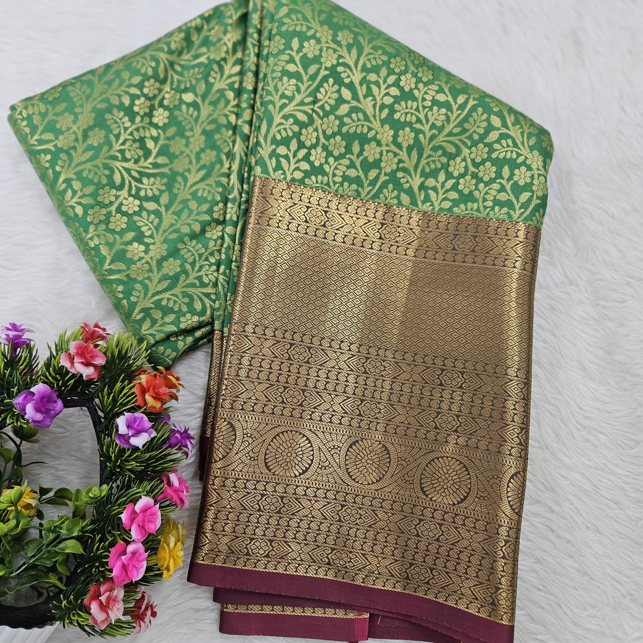 Semi kanchipattu resham saree