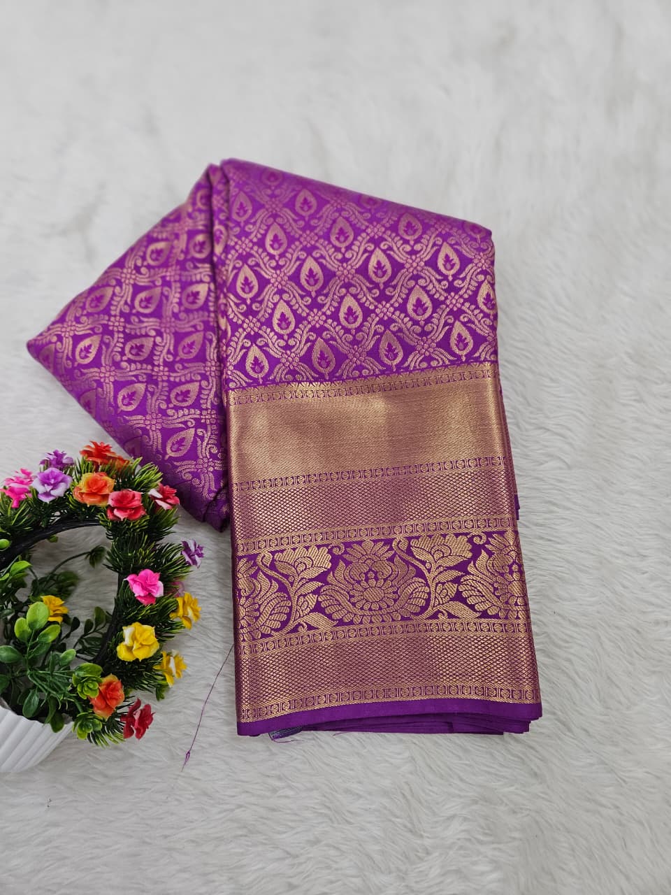 Semi kanchipattu resham saree