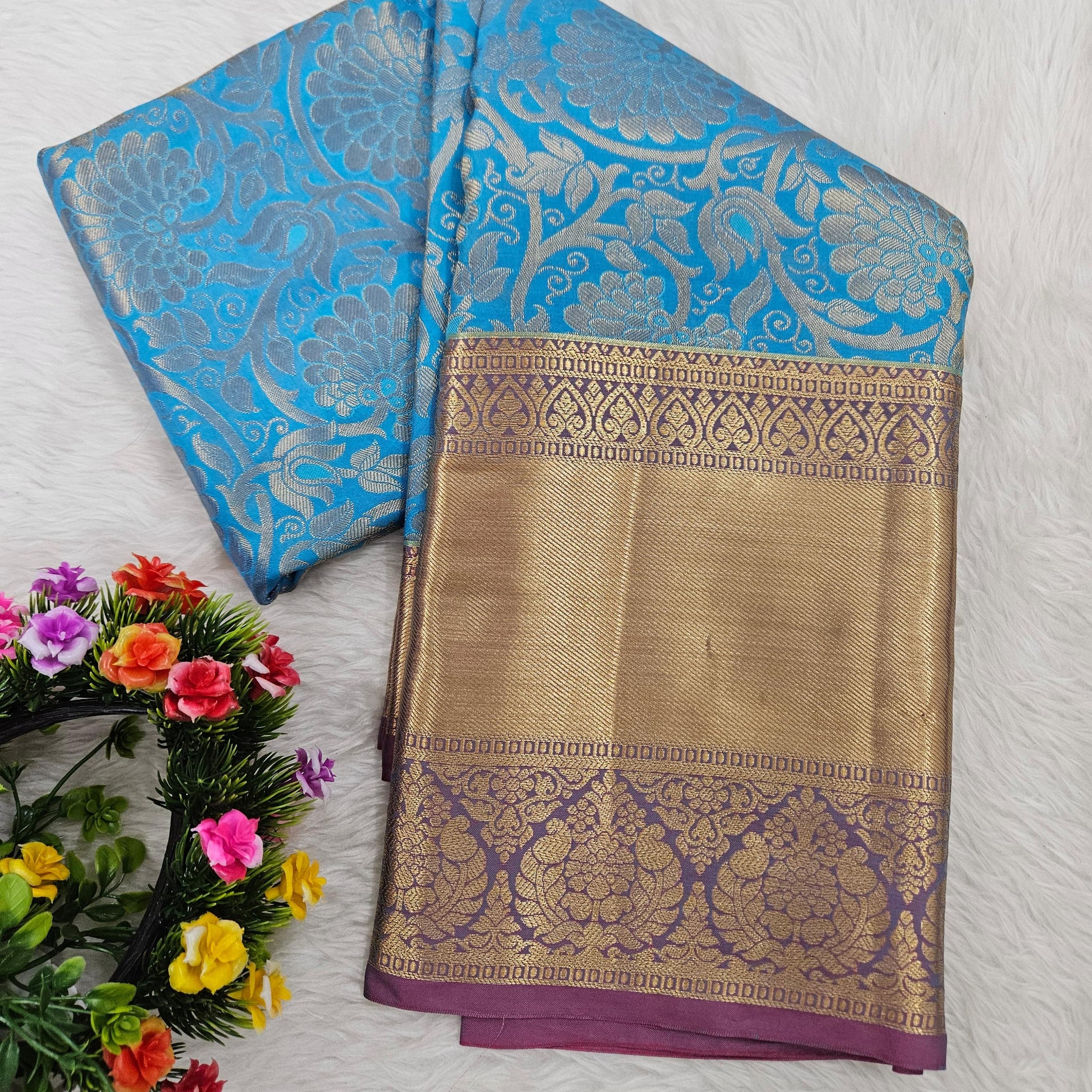 Semi kanchipattu resham saree