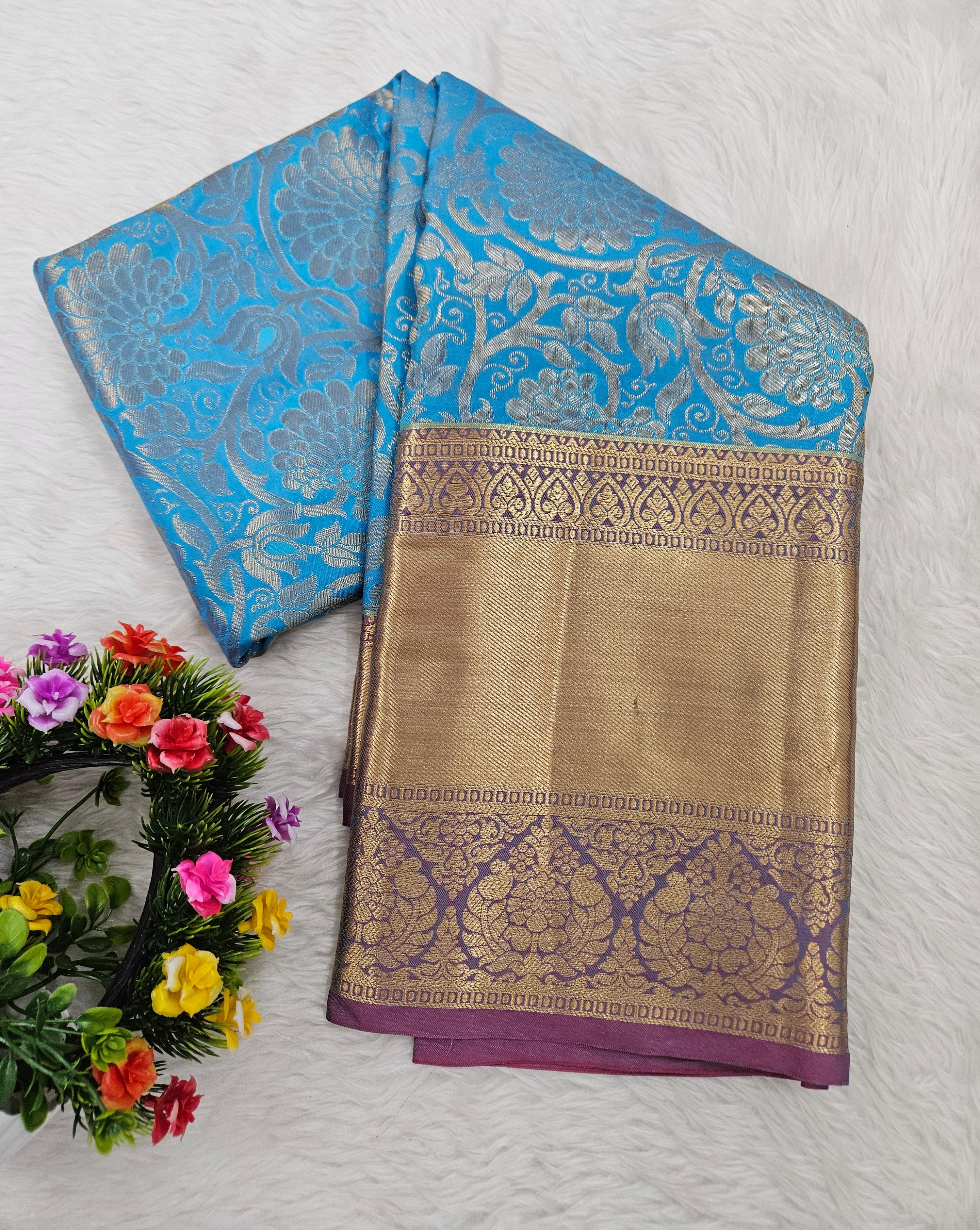 Semi kanchipattu resham saree