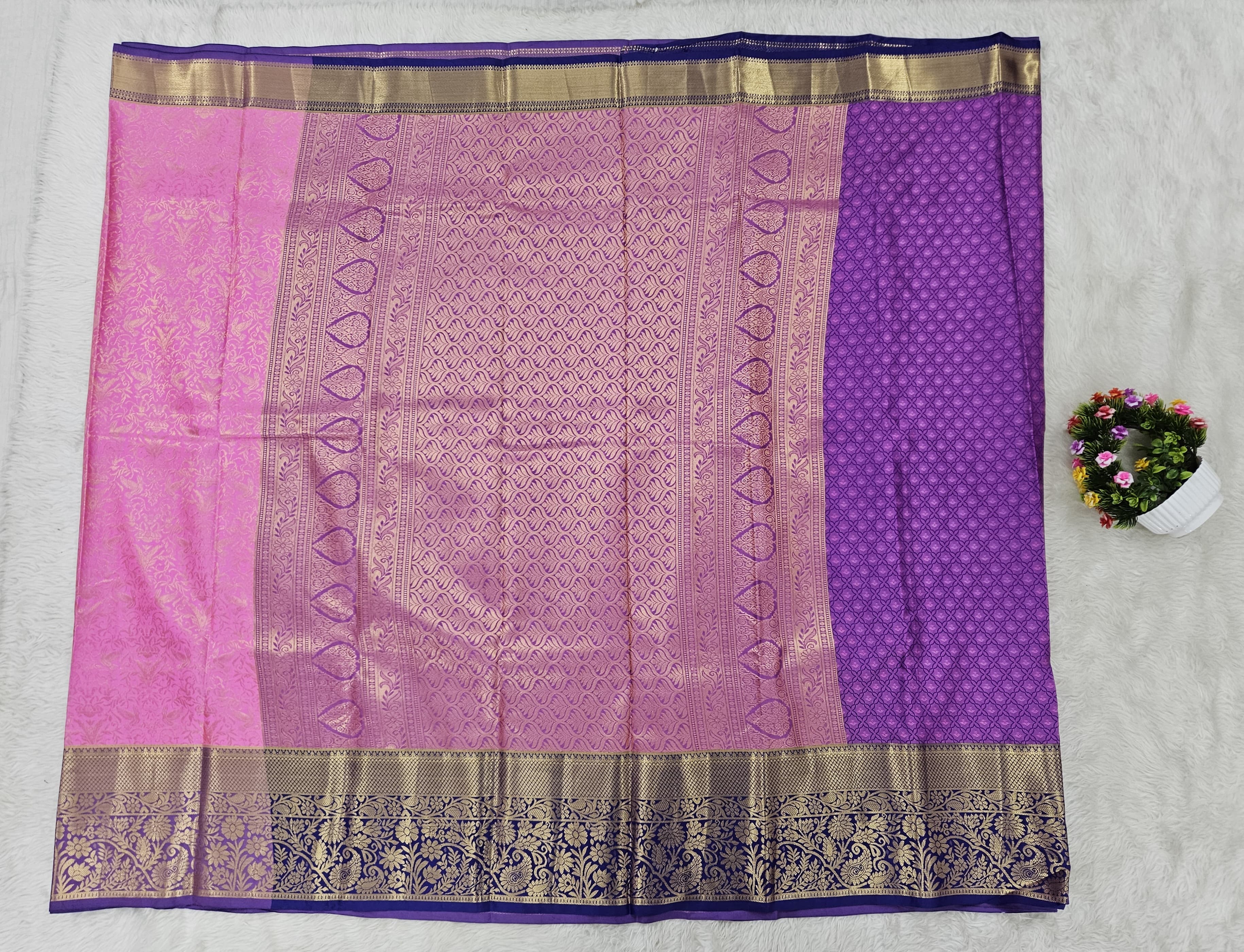 Semi kanchipattu resham saree