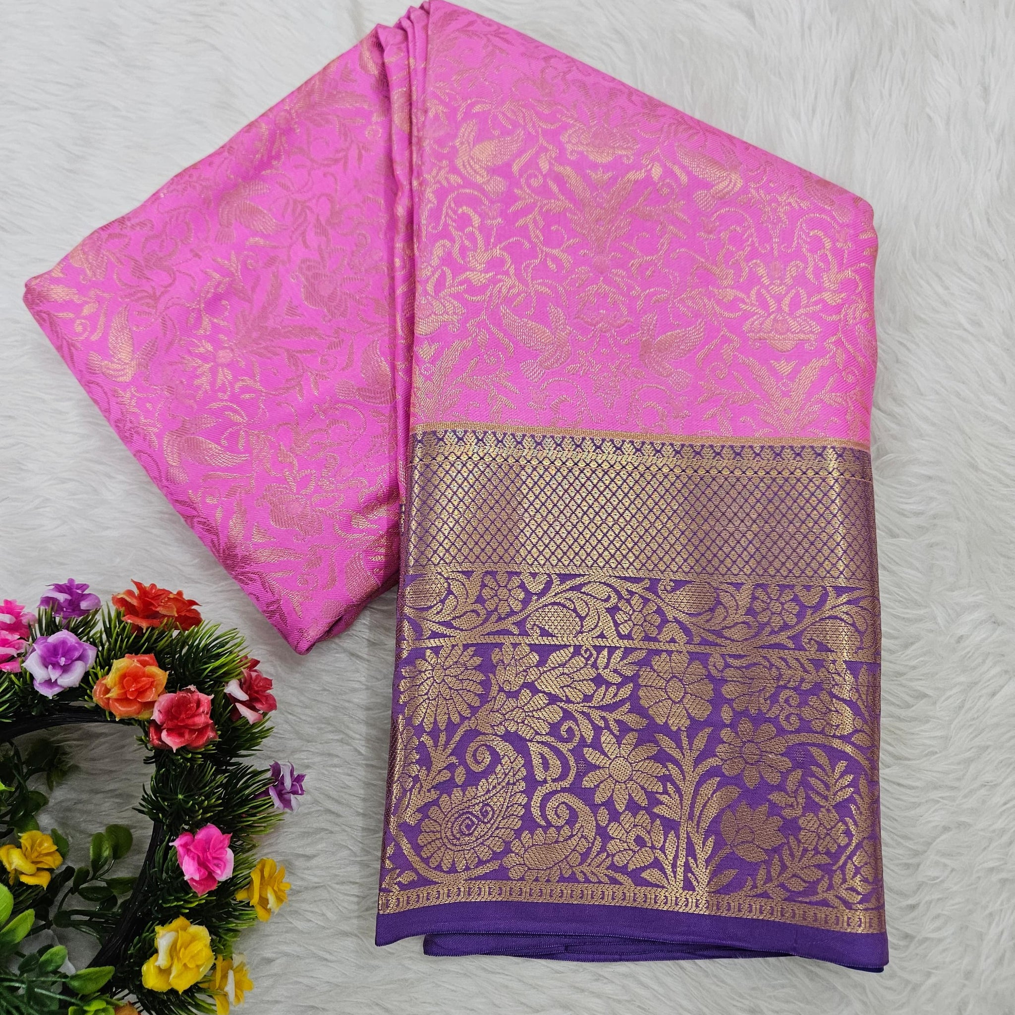 Semi kanchipattu resham saree