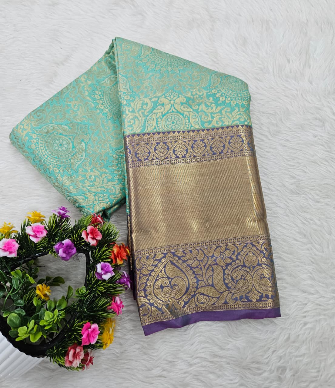 Semi kanchipattu resham saree