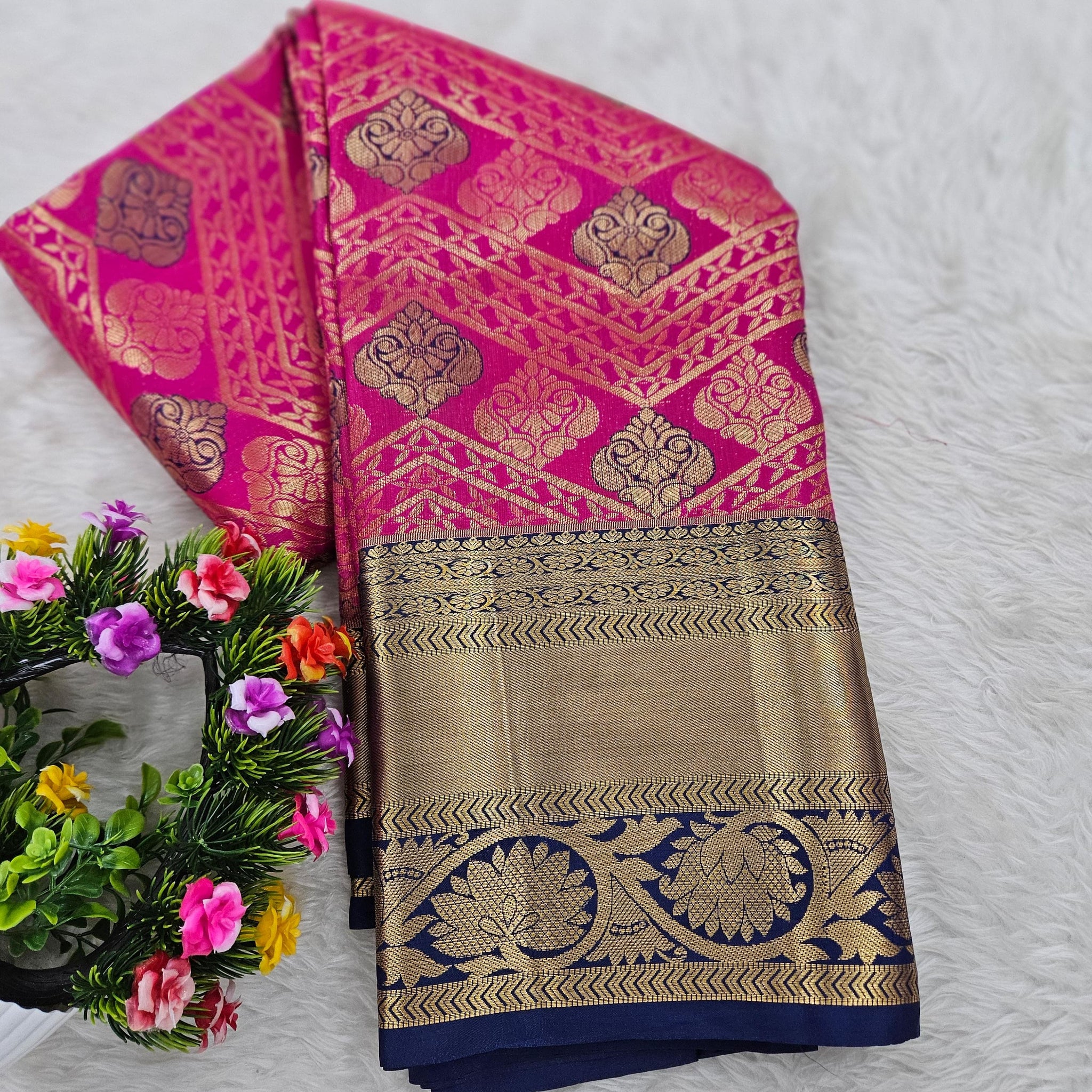 Semi kanchipattu resham saree