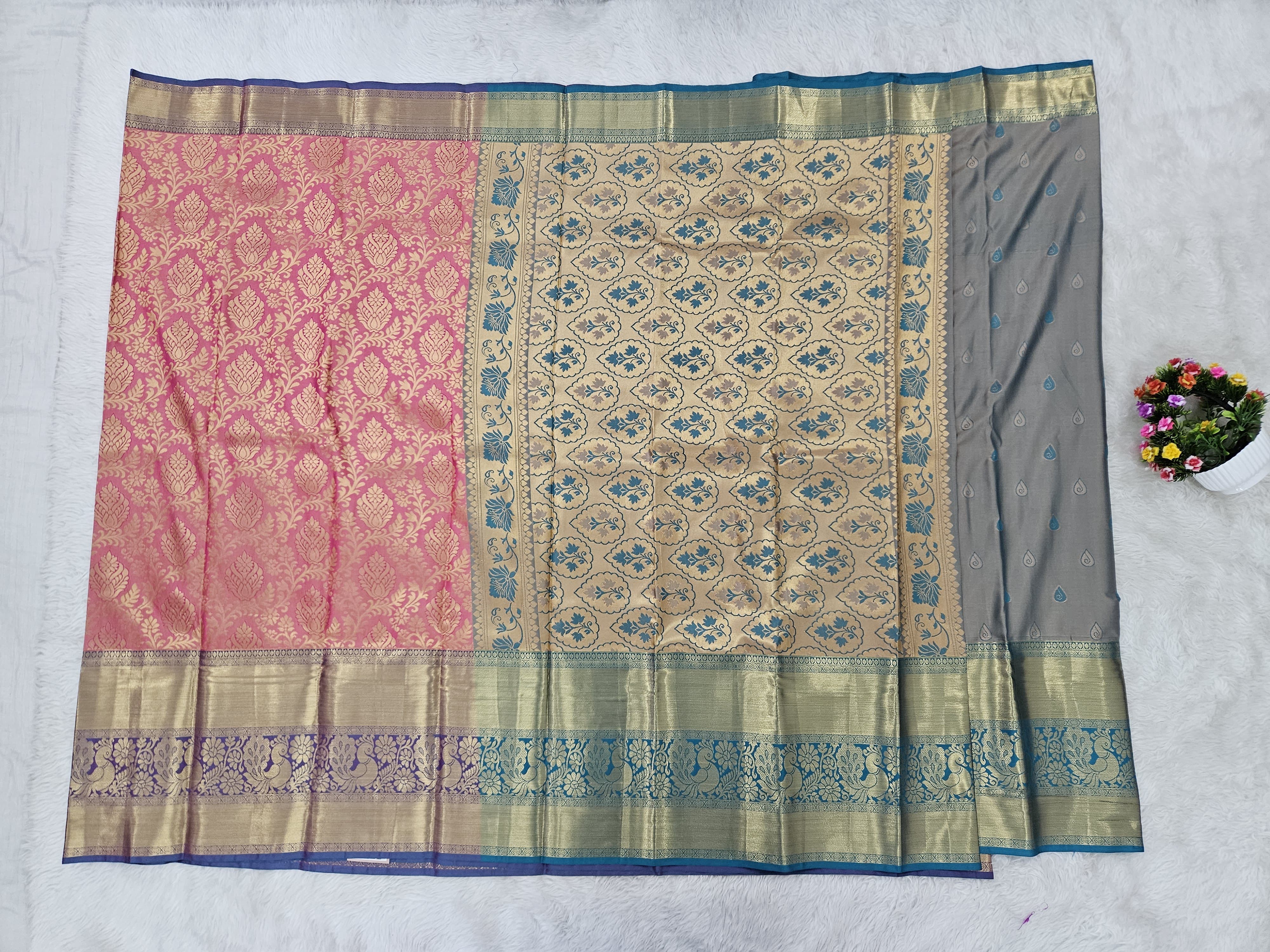 Semi kanchipattu resham saree