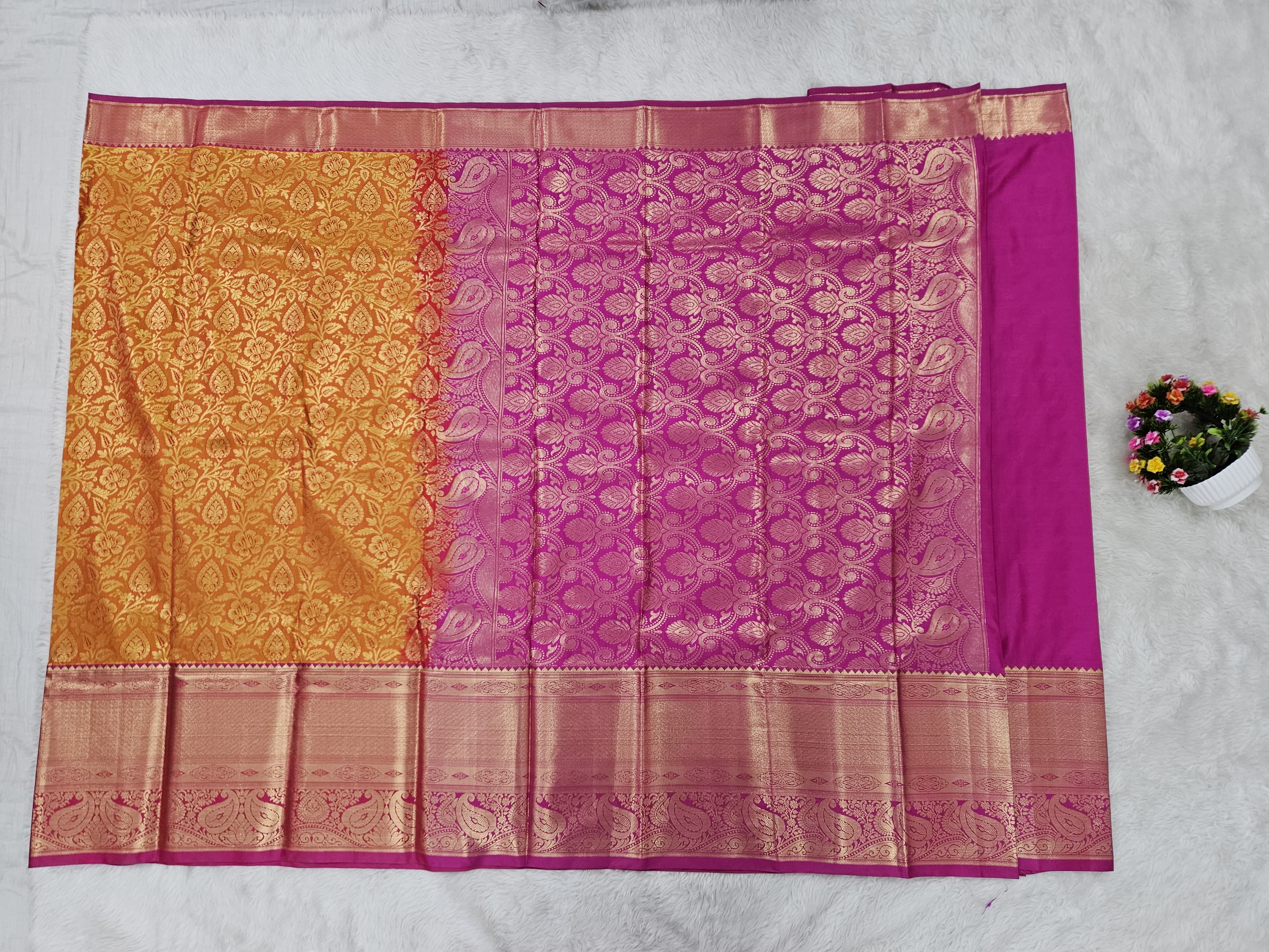 Semi kanchipattu resham saree
