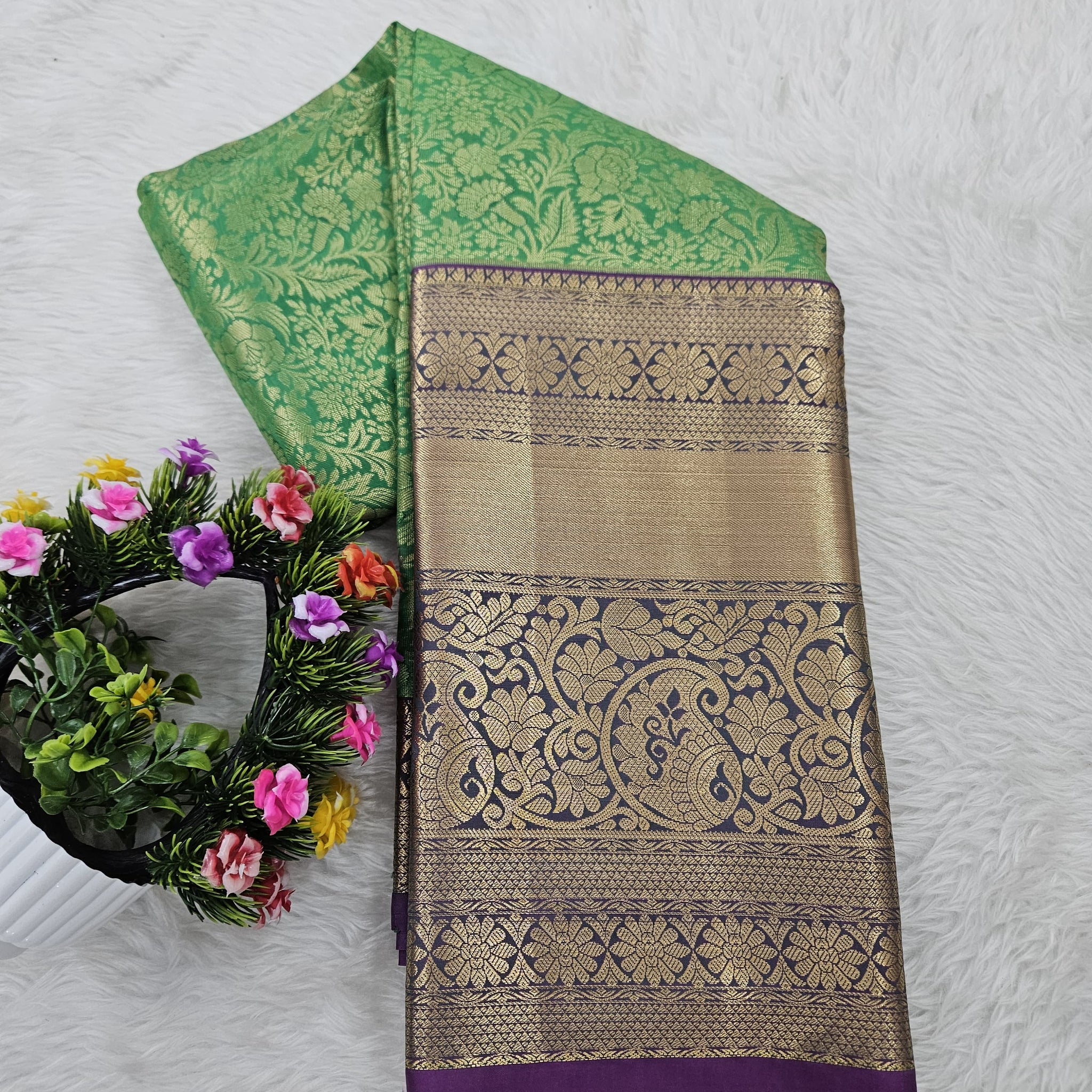 Semi kanchipattu resham saree