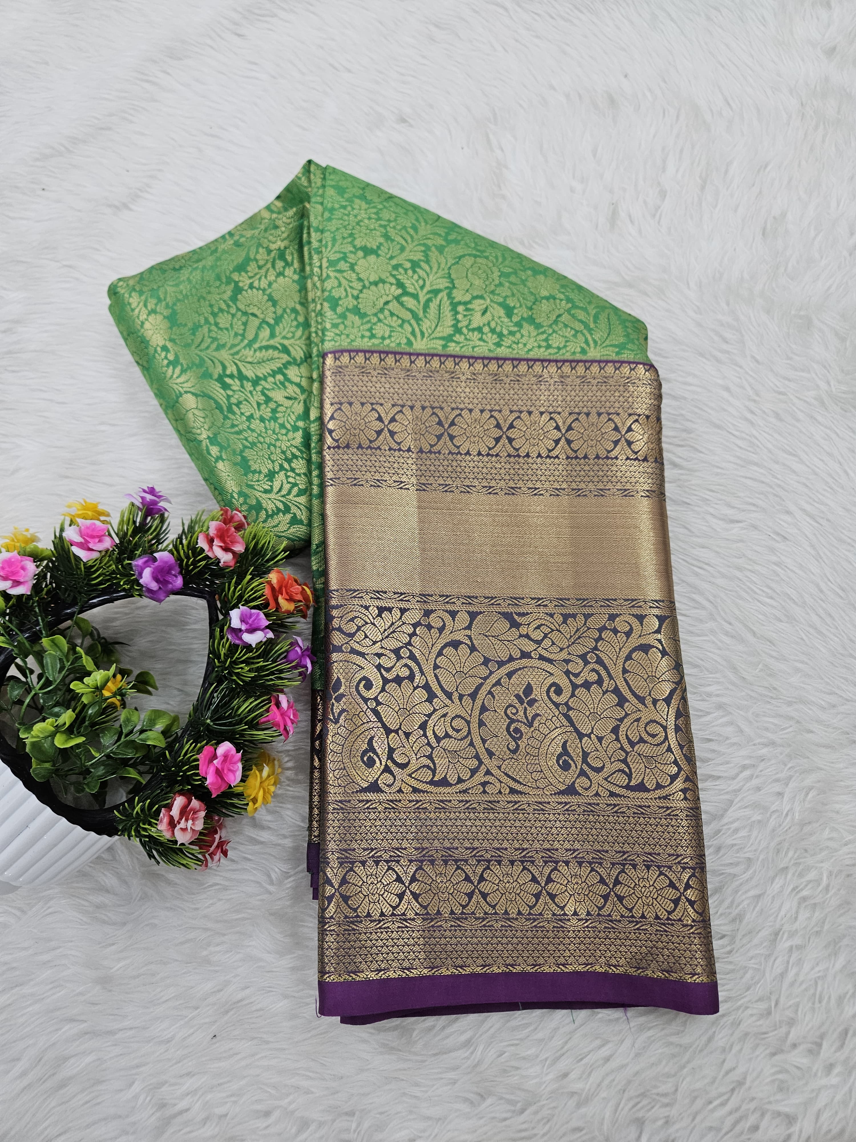 Semi kanchipattu resham saree
