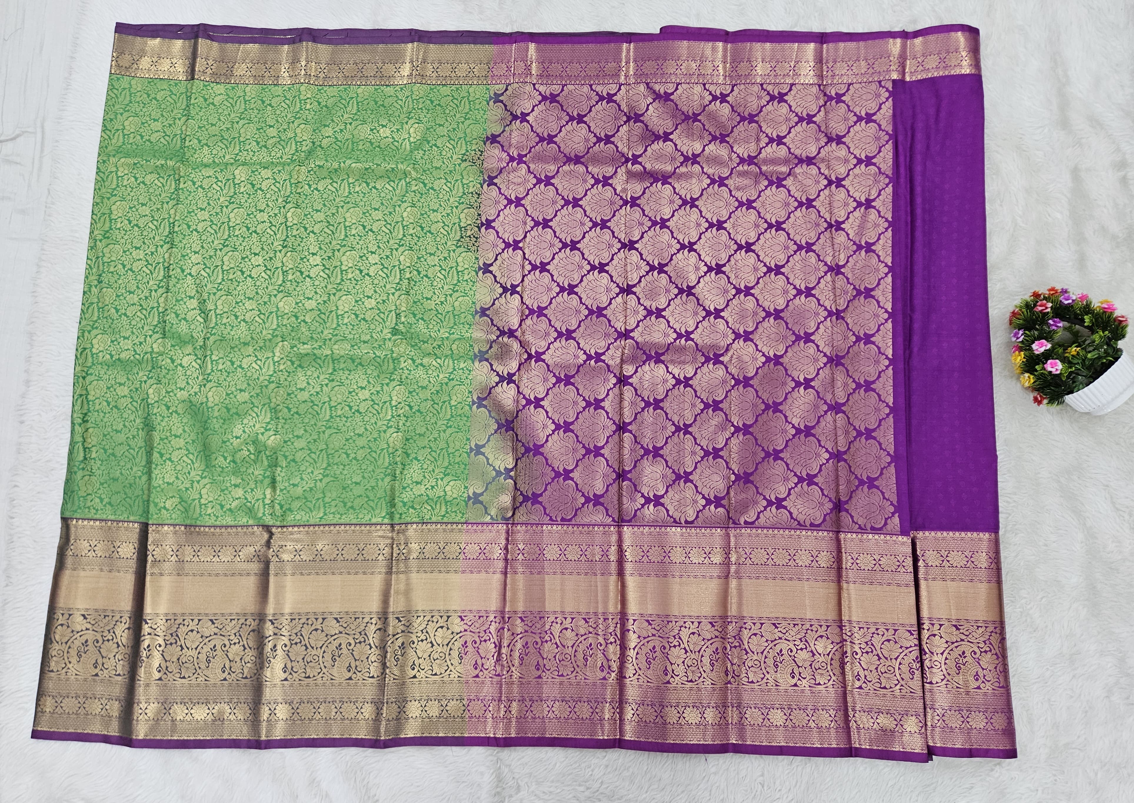 Semi kanchipattu resham saree
