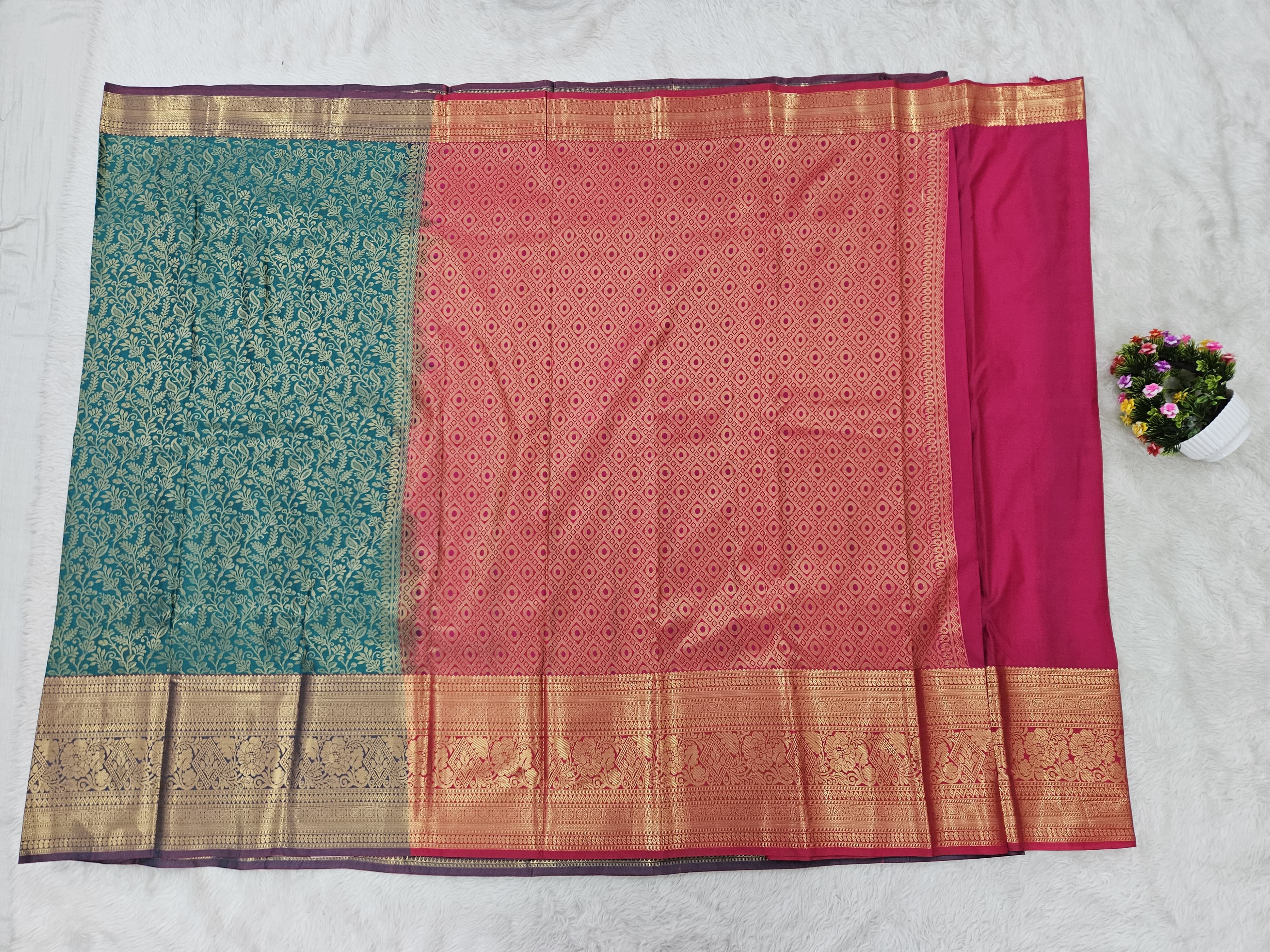 Semi kanchipattu resham saree