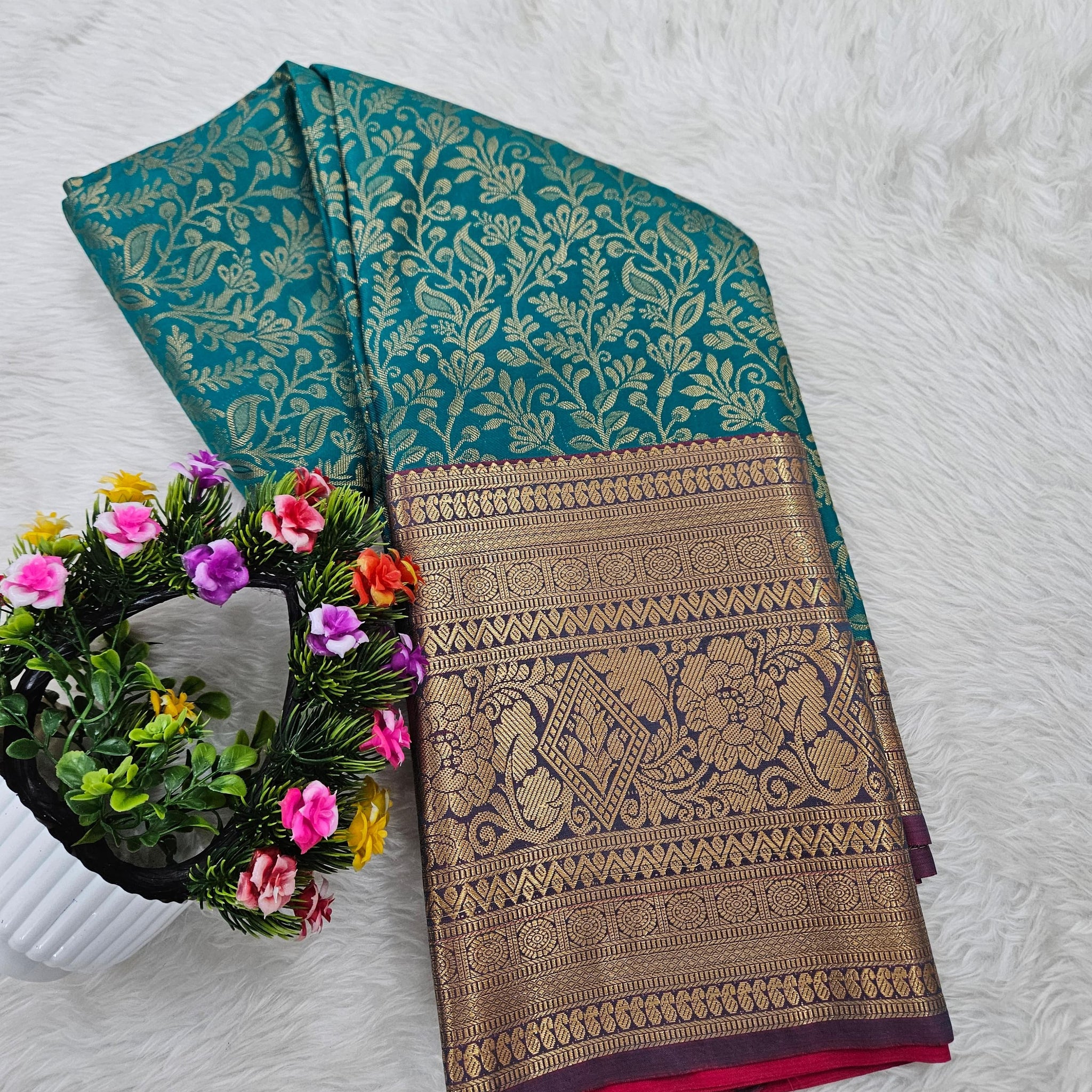 Semi kanchipattu resham saree