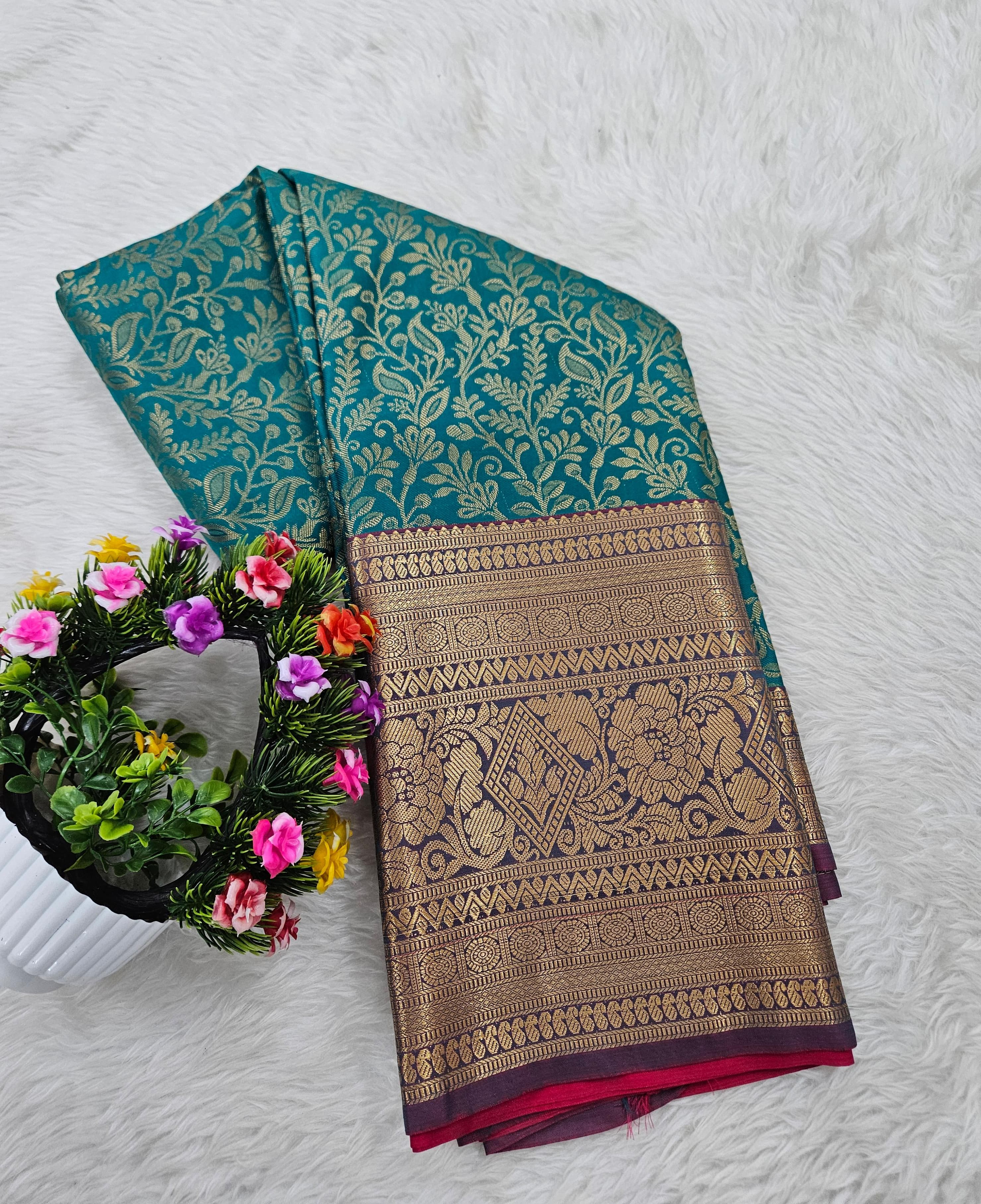 Semi kanchipattu resham saree