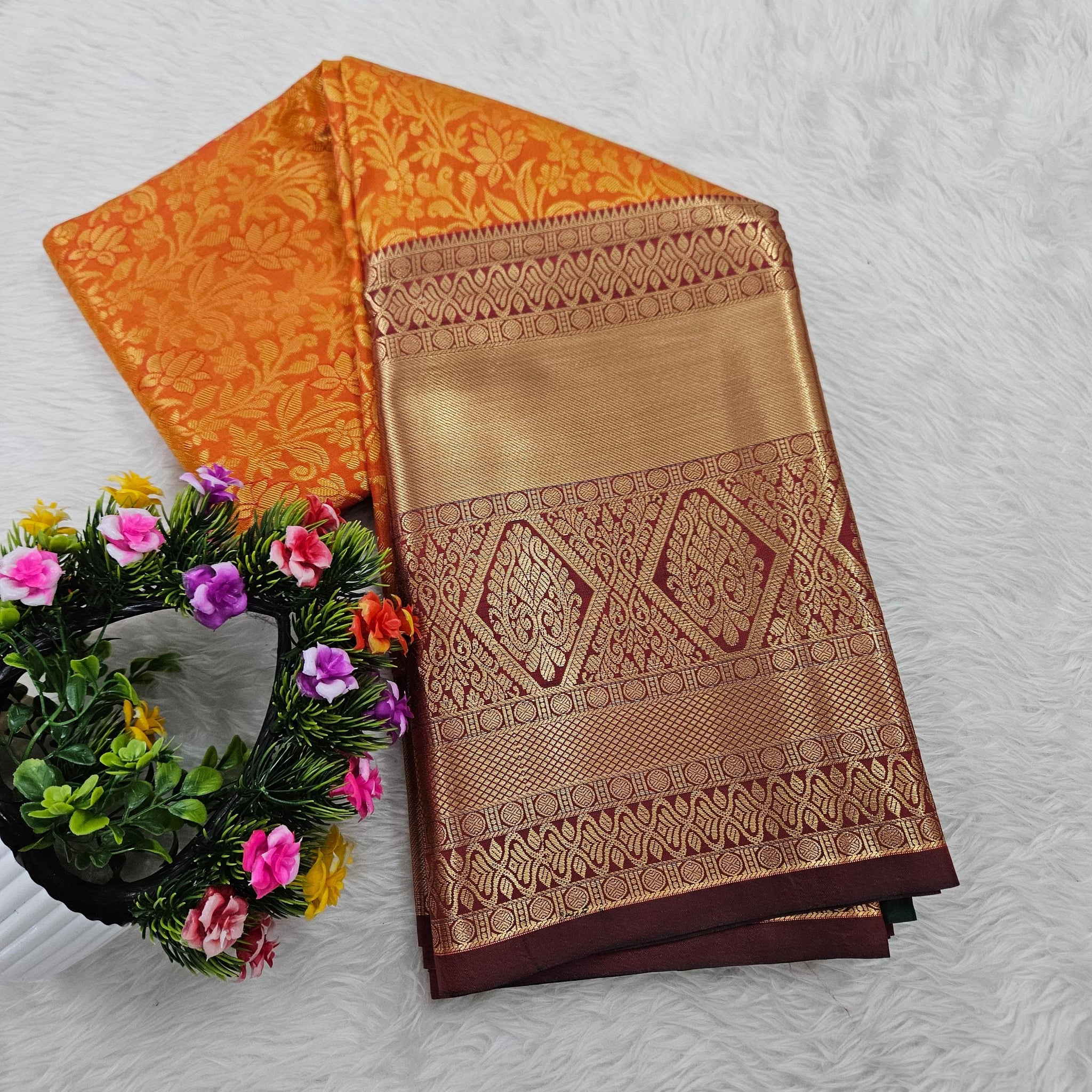 Semi kanchipattu resham saree