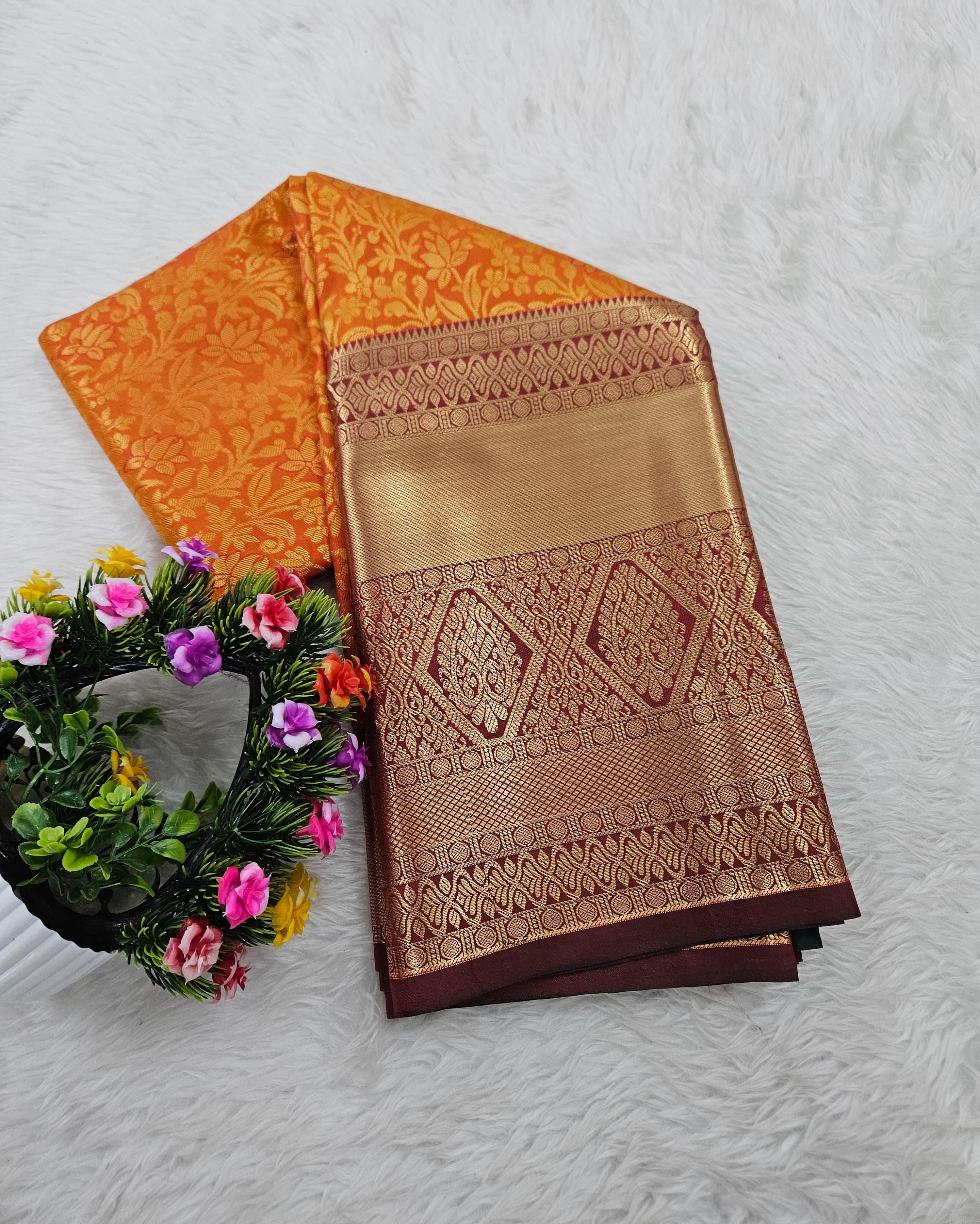 Semi kanchipattu resham saree