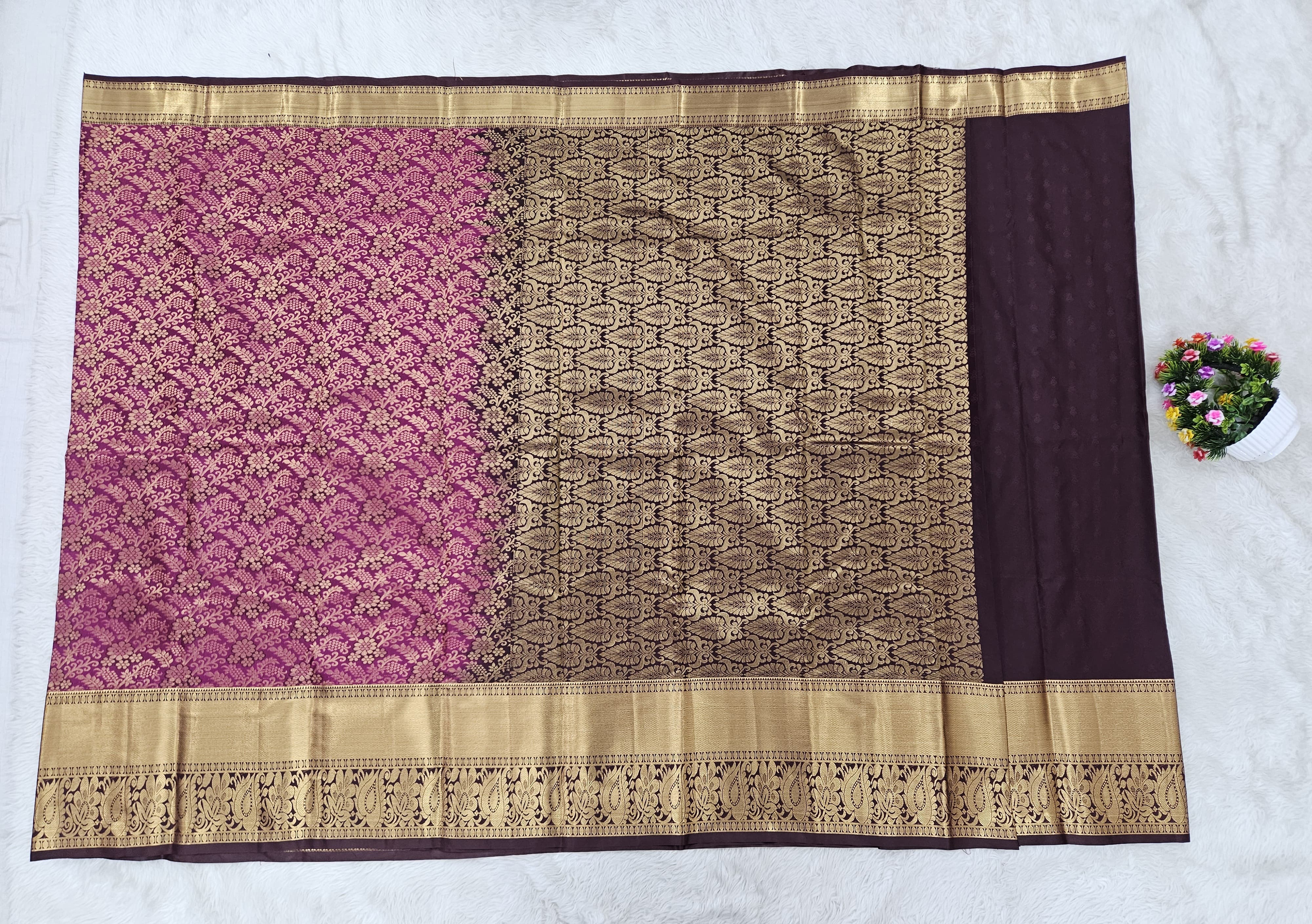 Semi kanchipattu resham saree