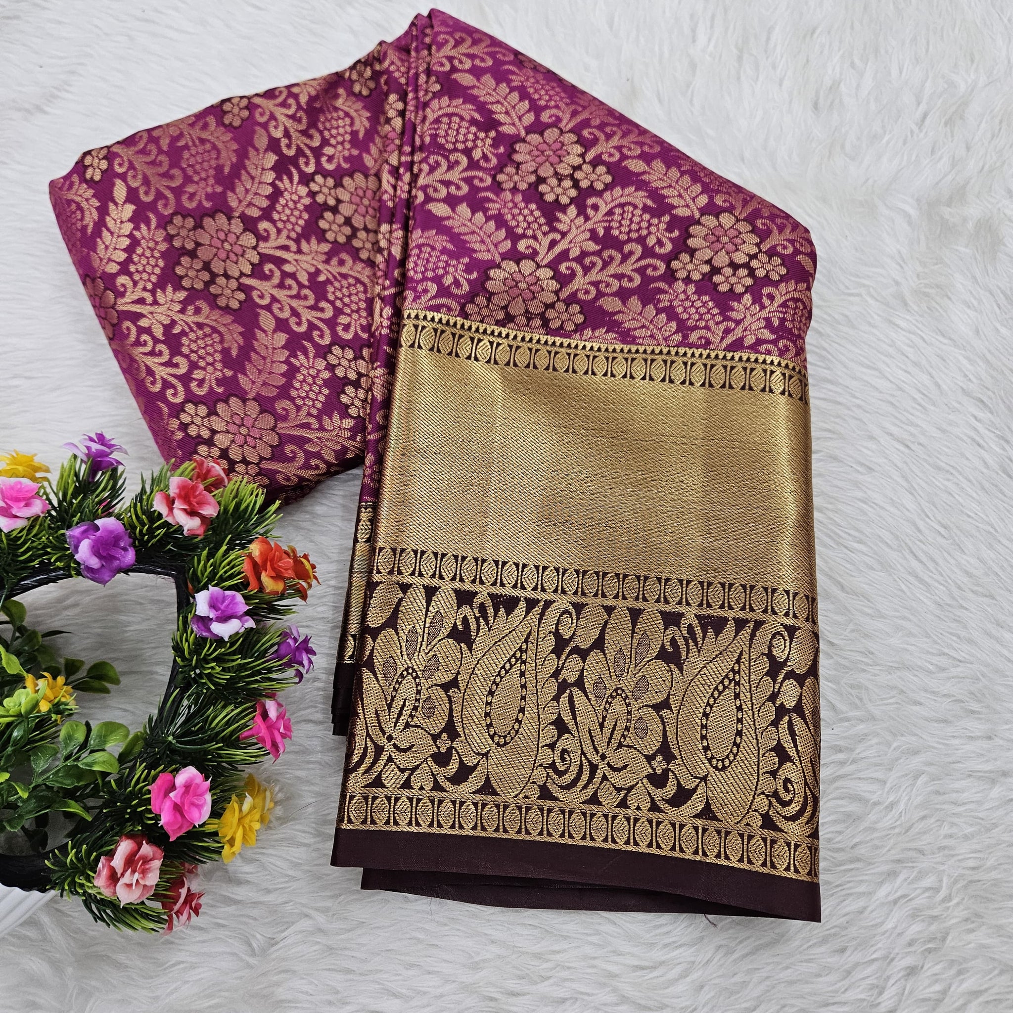 Semi kanchipattu resham saree