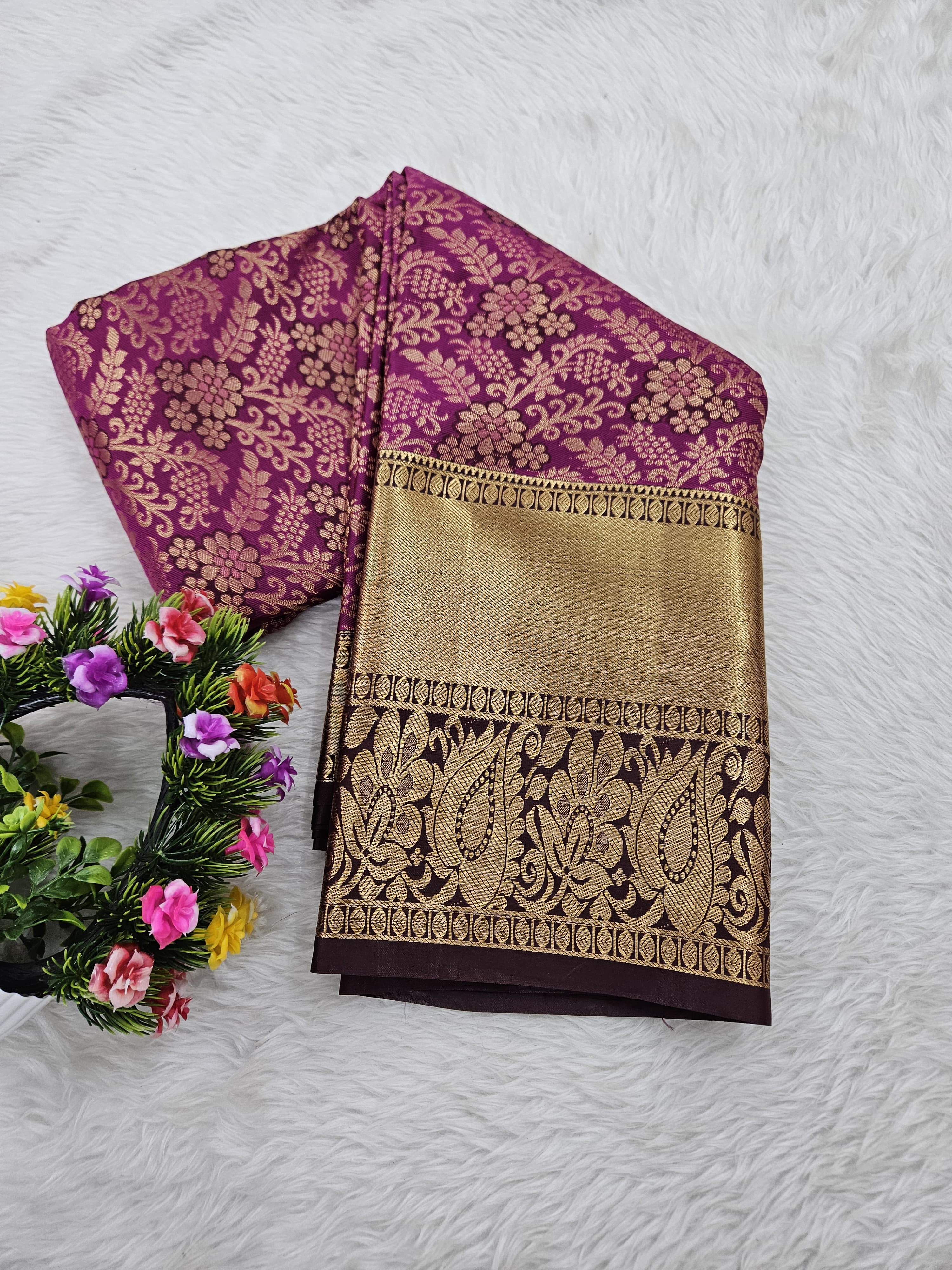 Semi kanchipattu resham saree