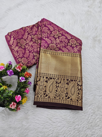 Semi kanchipattu resham saree