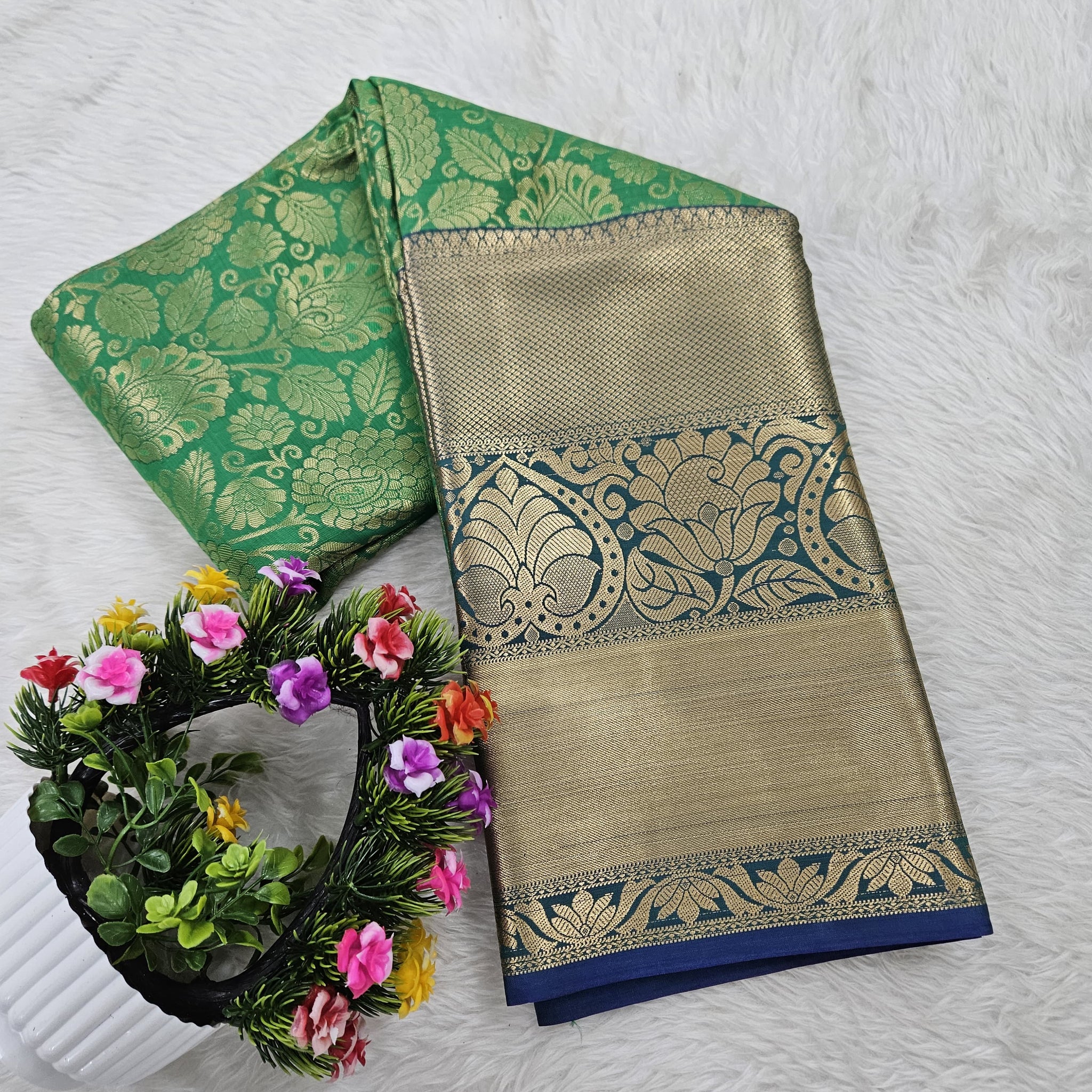 Semi kanchipattu resham saree
