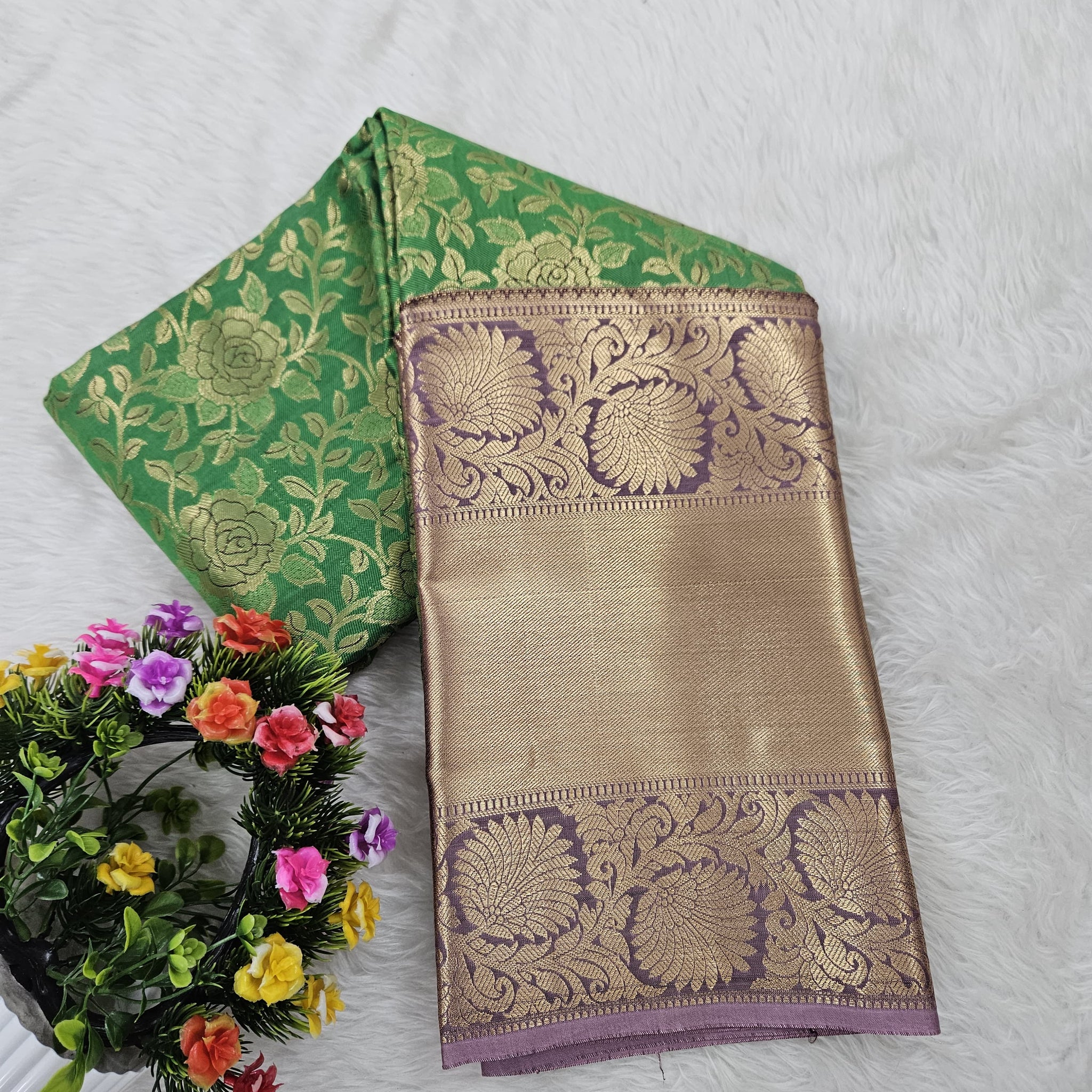 Semi kanchipattu resham saree