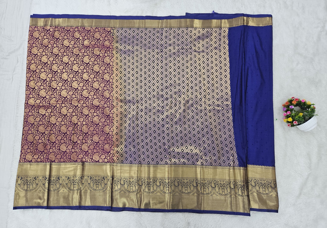Semi kanchipattu resham saree