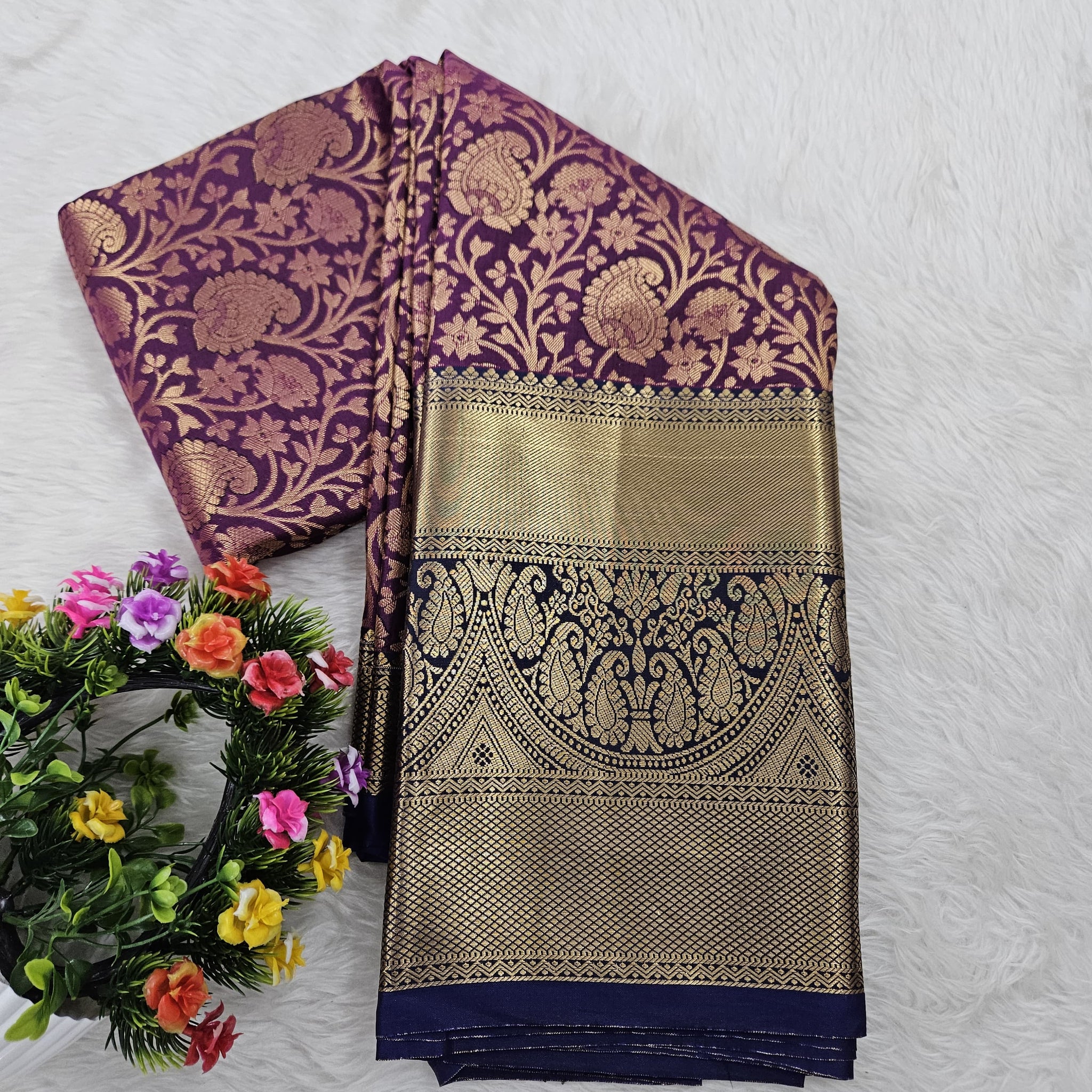 Semi kanchipattu resham saree