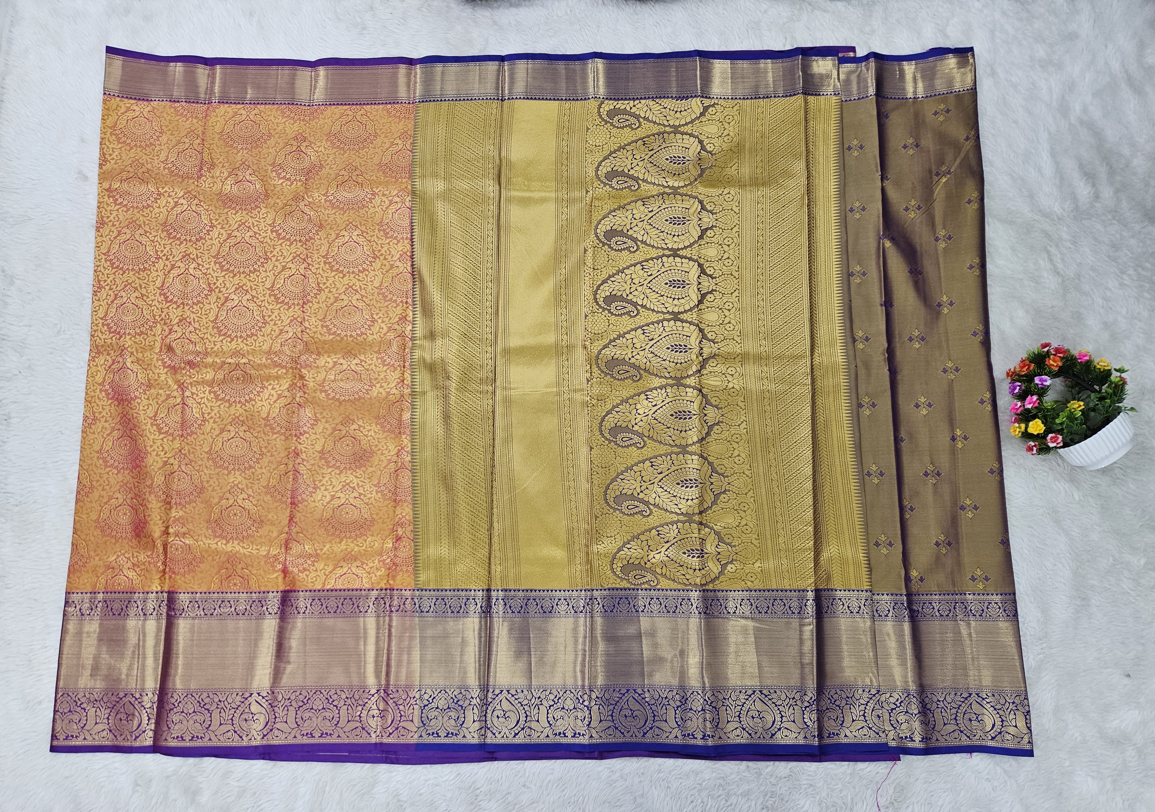 Semi kanchipattu resham saree