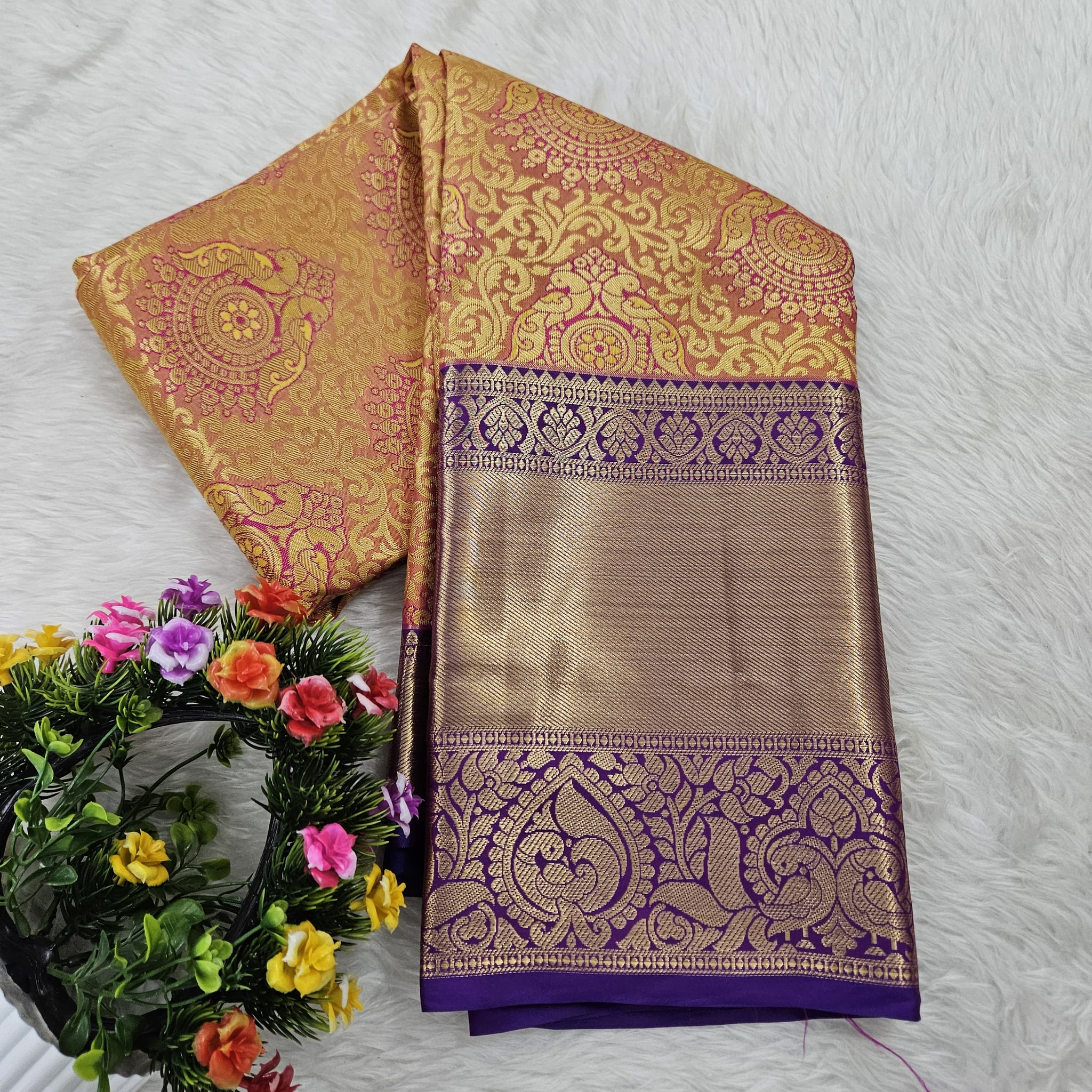 Semi kanchipattu resham saree