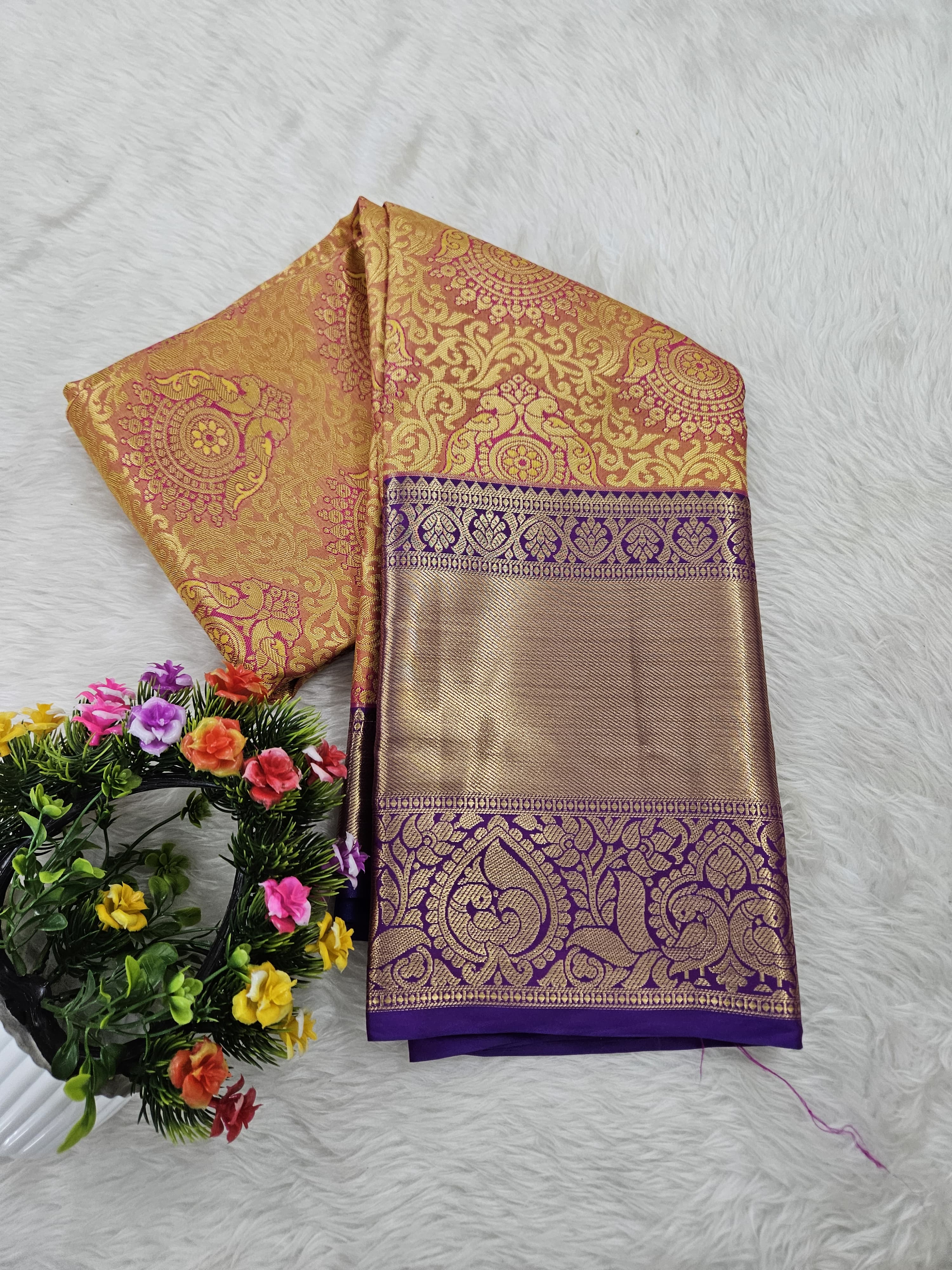 Semi kanchipattu resham saree