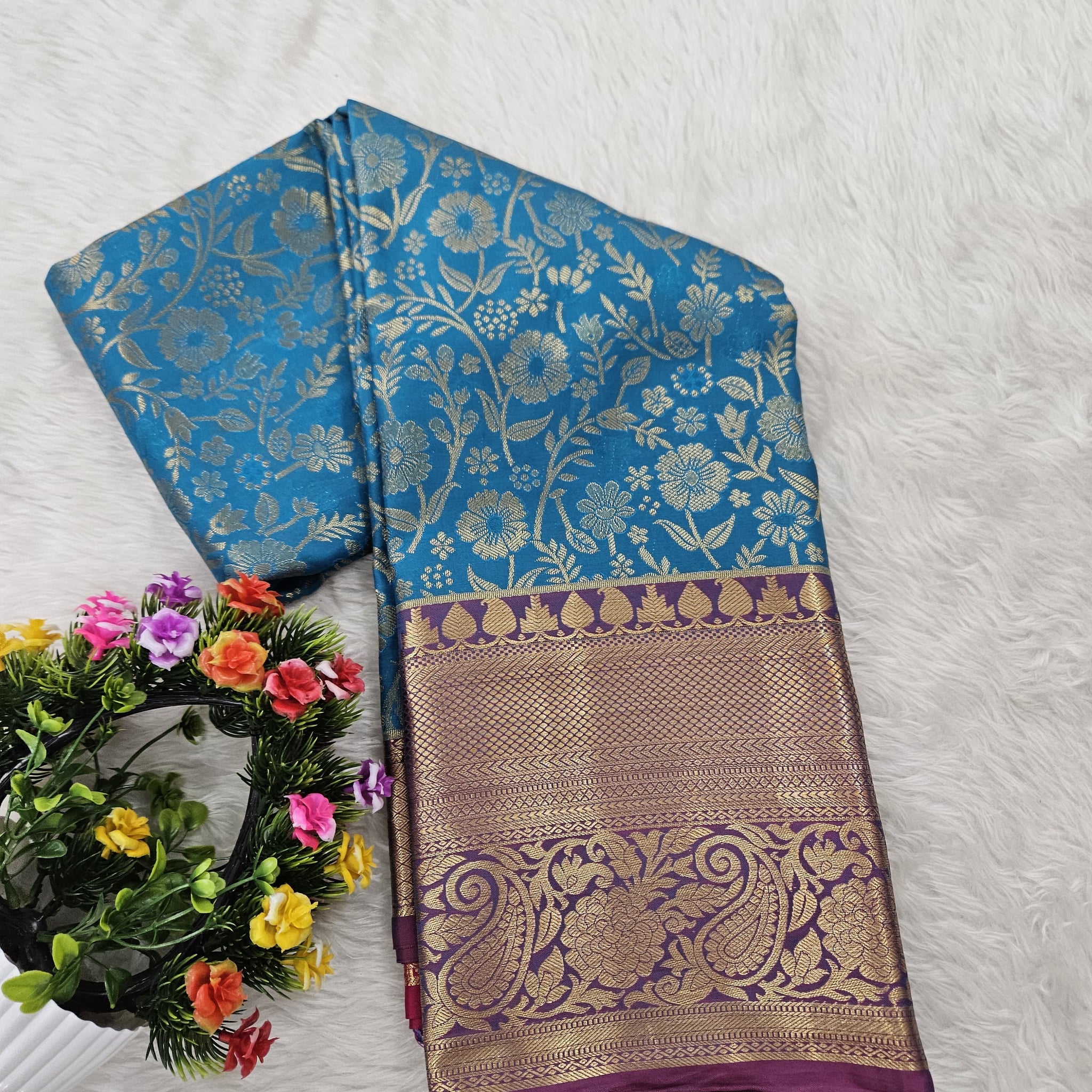 Semi kanchipattu resham saree